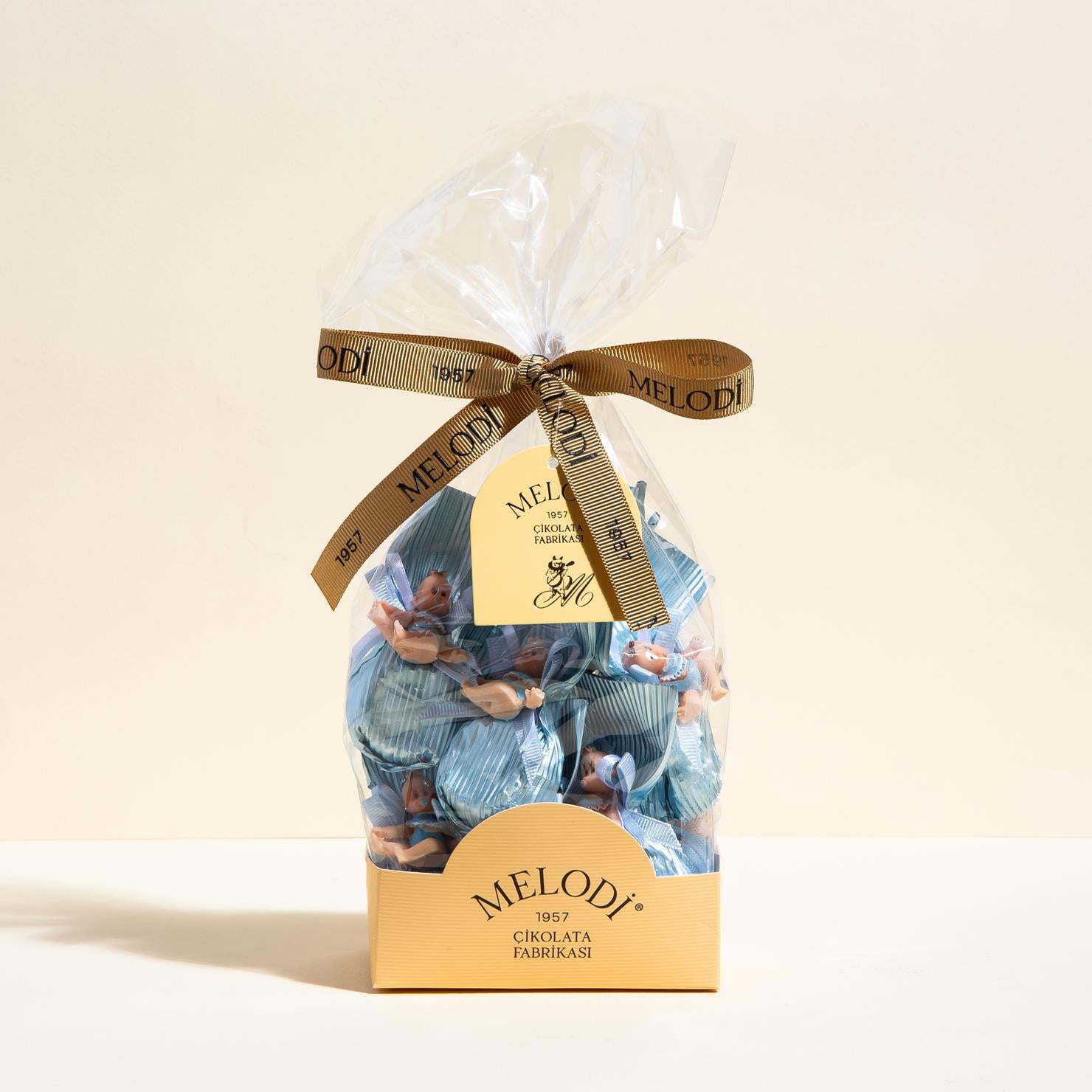 Bebekli Çiçek Baton Mavi 240g