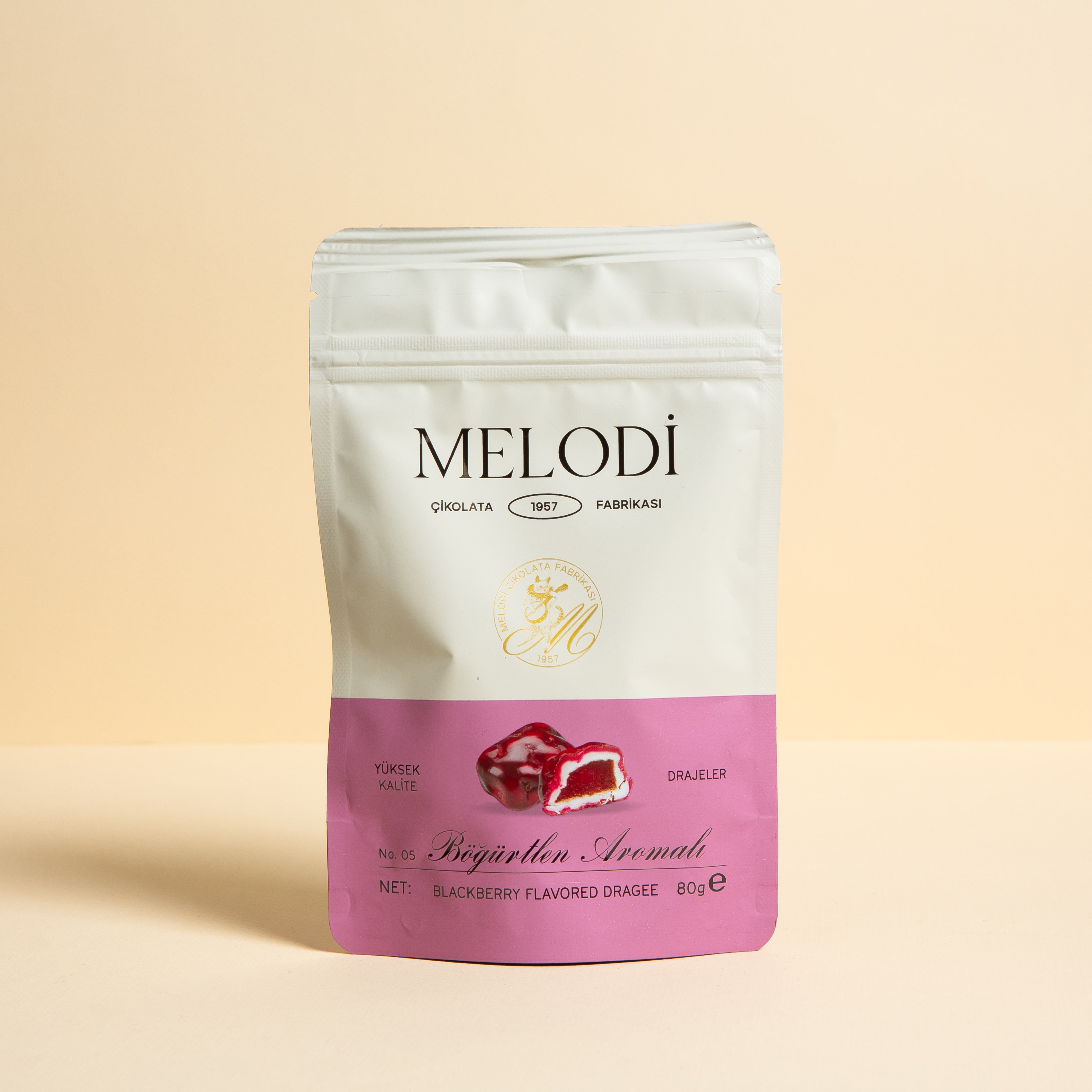 Böğürtlen Aromalı Draje 80g