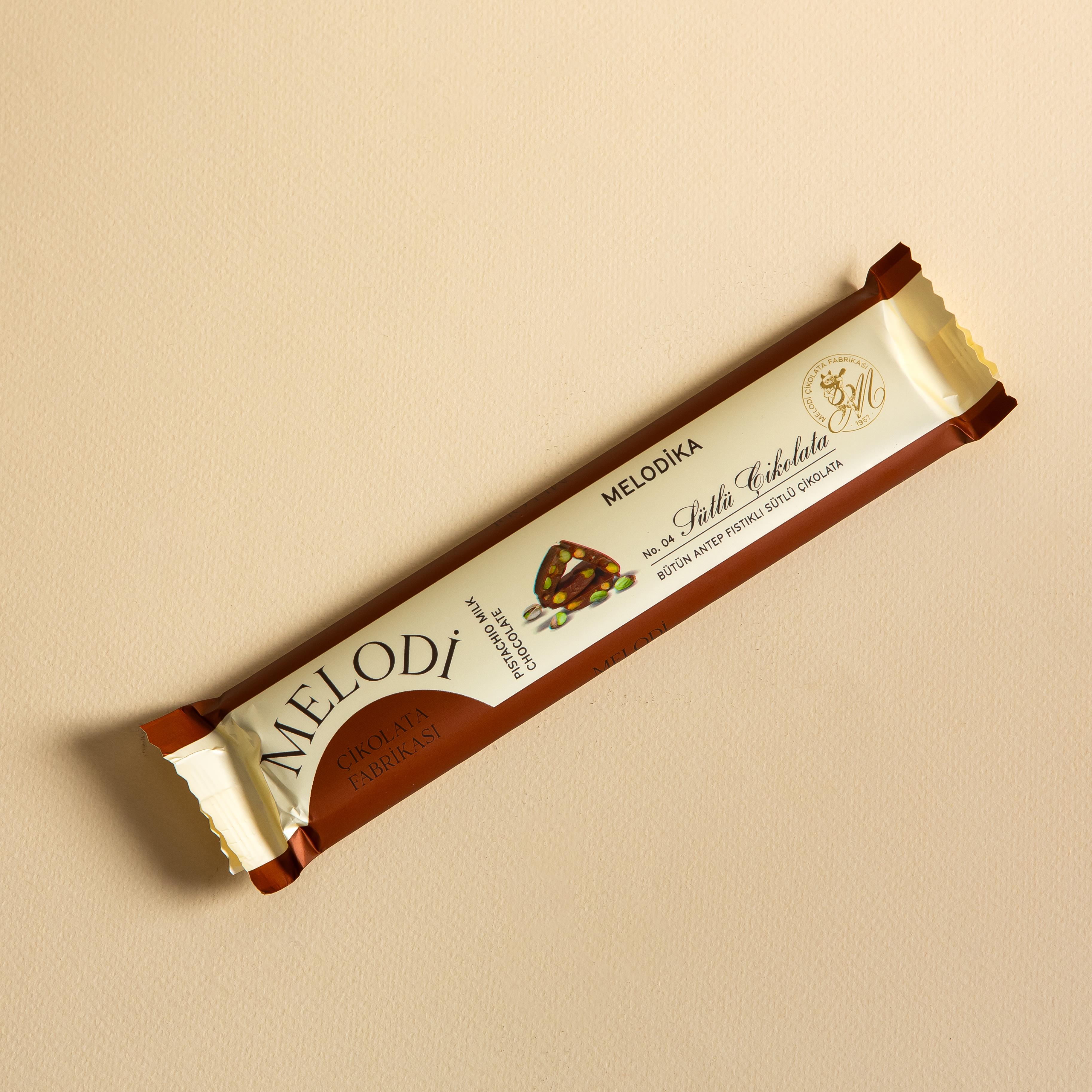 Melodika Fıstıklı Sütlü Çikolata 65g