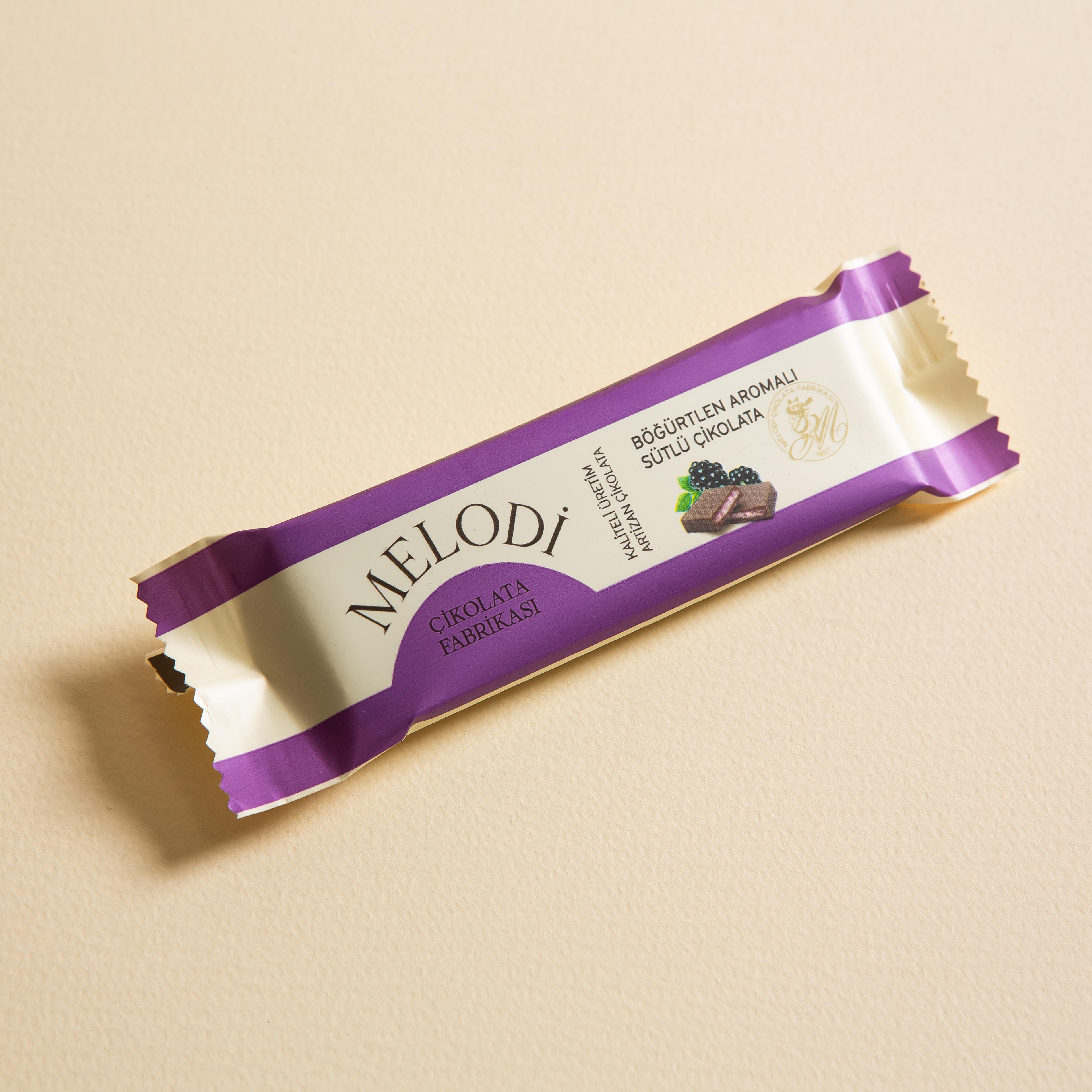 Sütlü Böğürtlenli Çikolata 25g