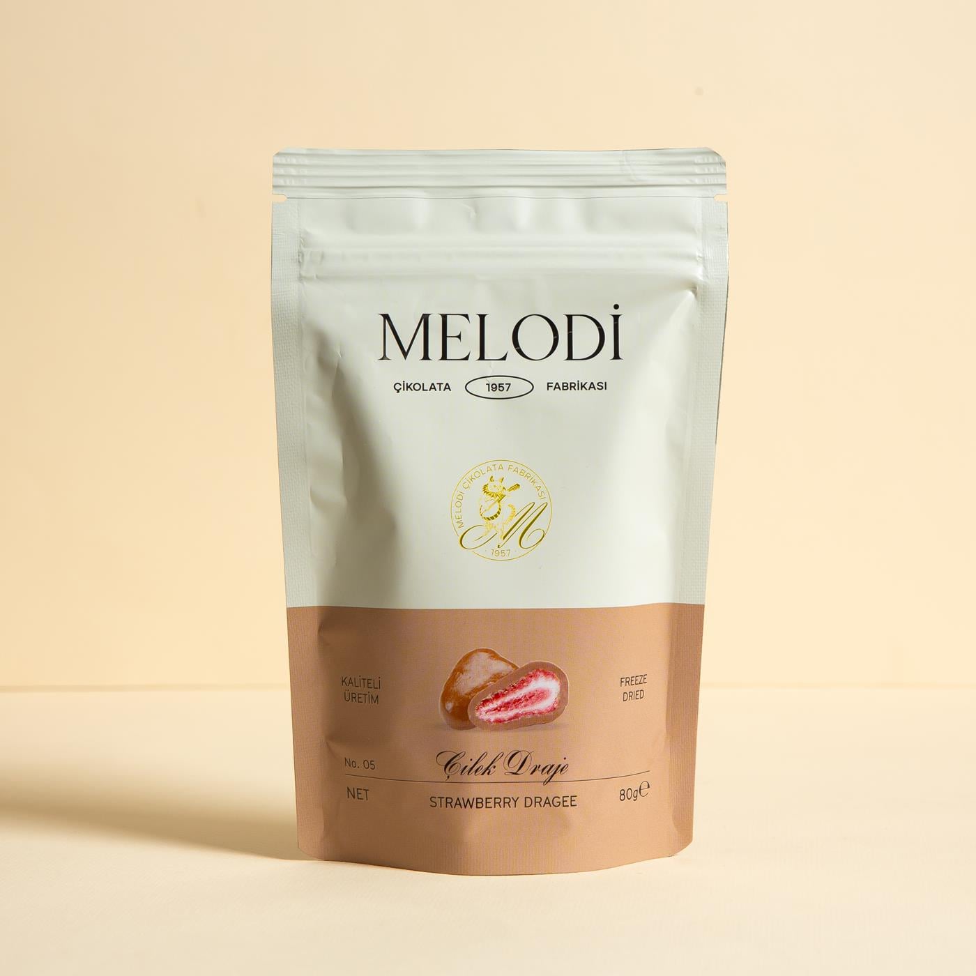 Sütlü Çilek Draje 80g