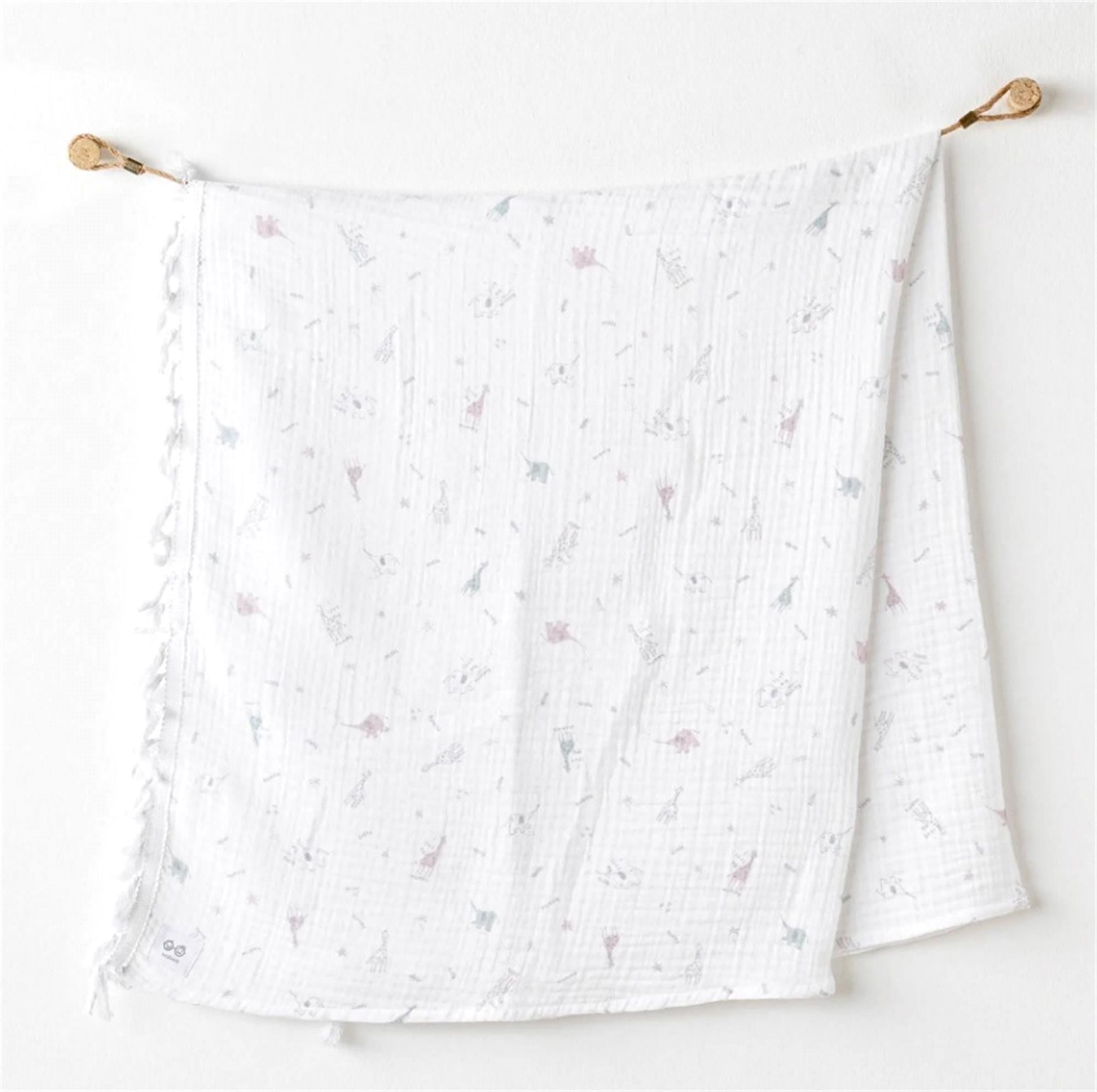 Andywawa Bebek Müslin Battaniye Ekru AC25514