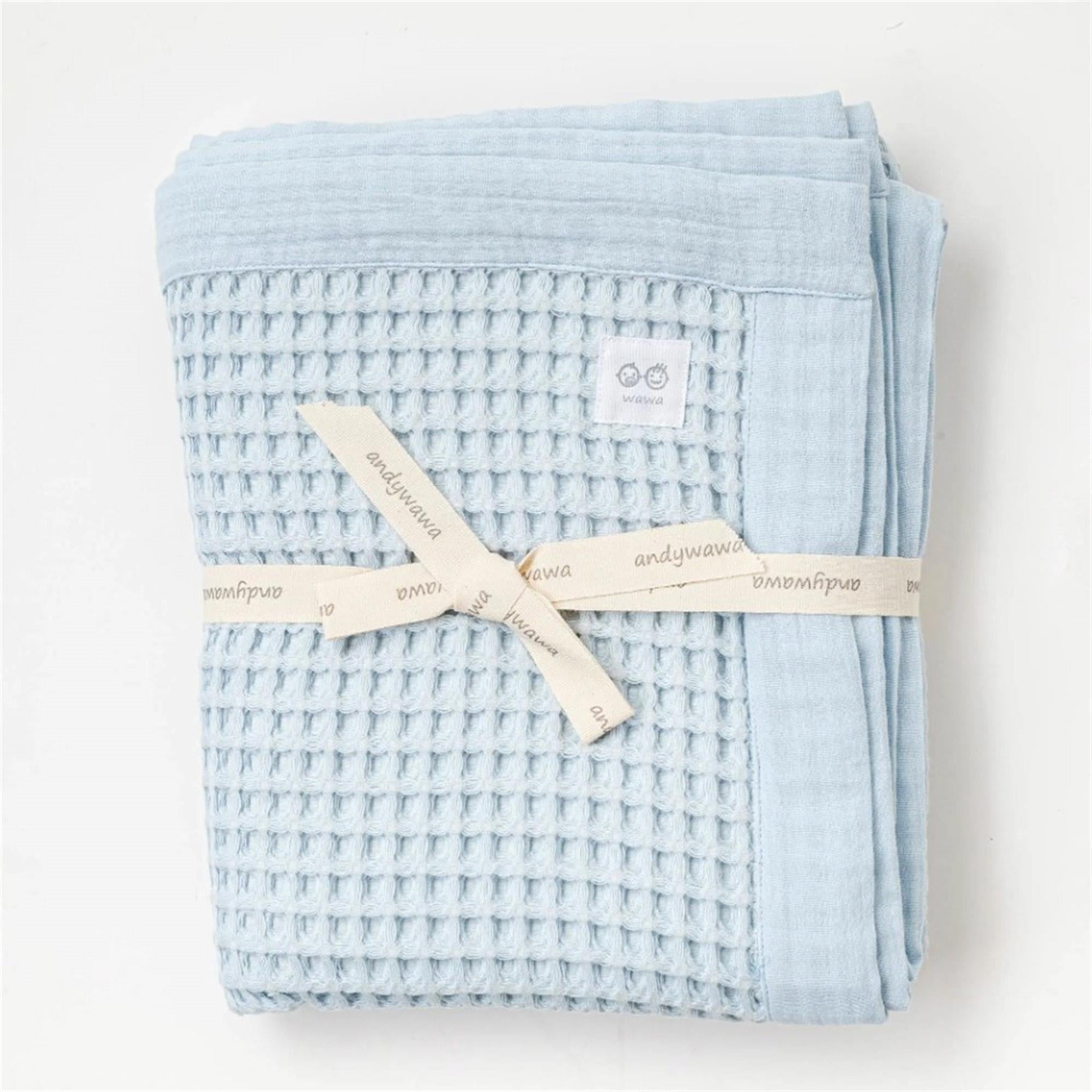 Andywawa Erkek Bebek Battaniye 100x120cm Mavi AC25887