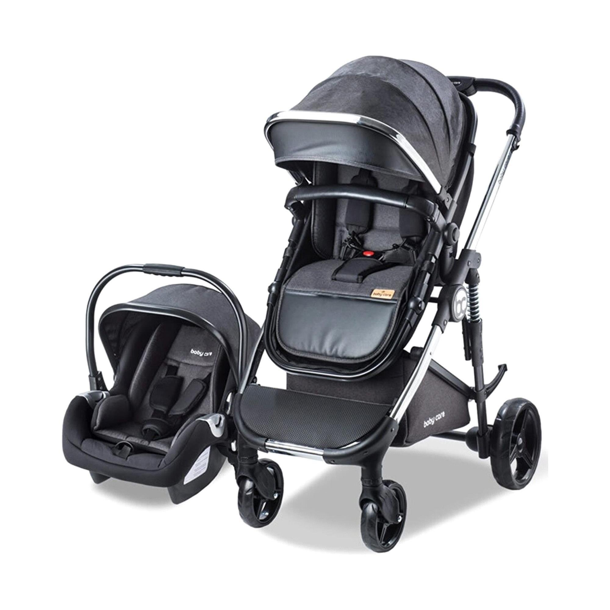 Baby Care BC-440 Colarado Chrome Travel Sistem Bebek Arabası Siyah