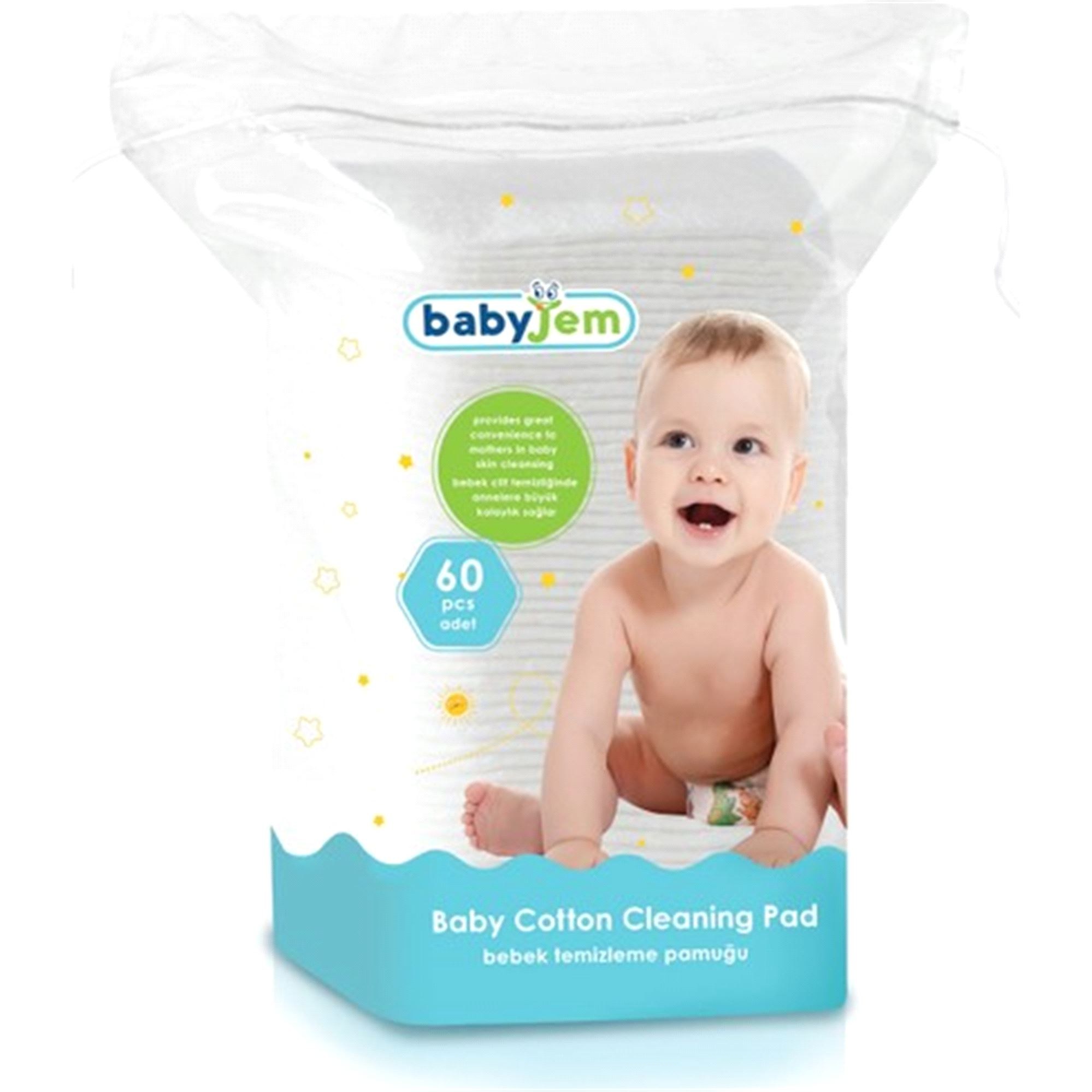 Babyjem Bebek Temizleme Pamuğu 60 Adet 461