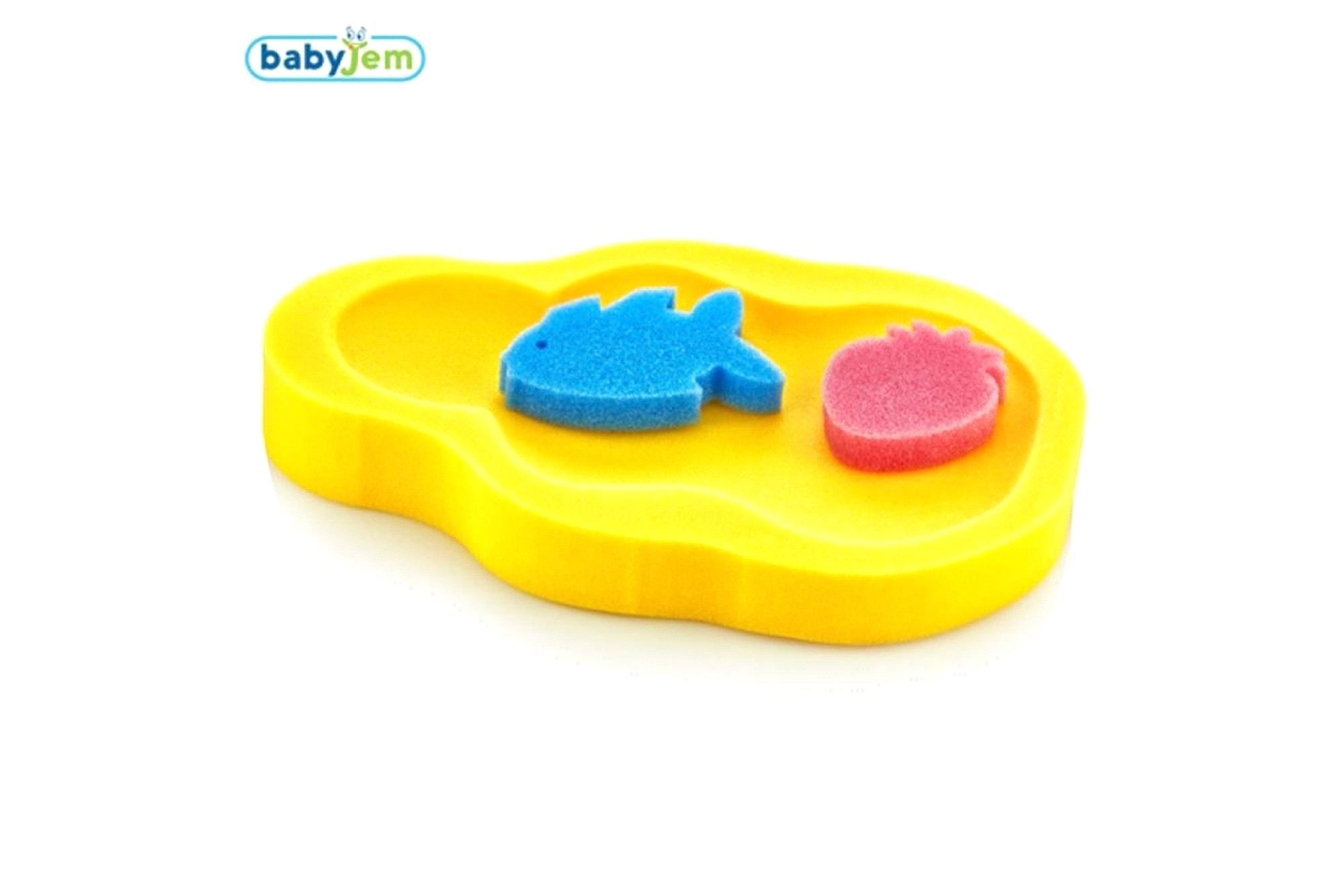Babyjem Küvet Süngeri Hediyeli Sarı 039
