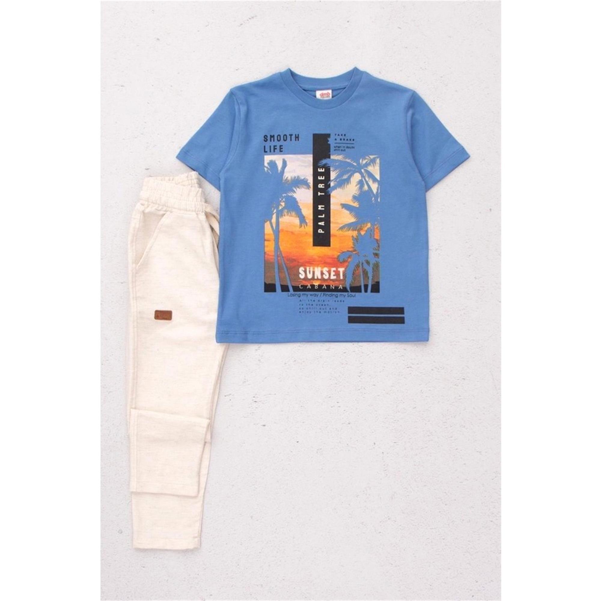 Dmb Yazlık Erkek Takım İndigo M 7361