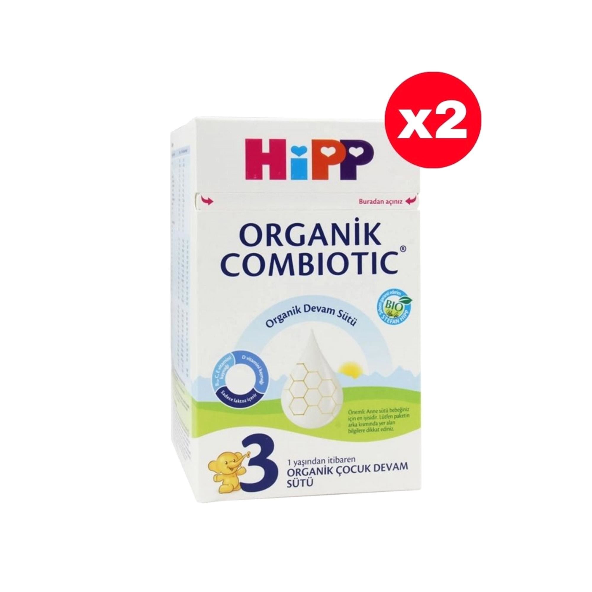 Hipp 3 Combiotic Organik Bebek Sütü 800 Gr (2 Paket)