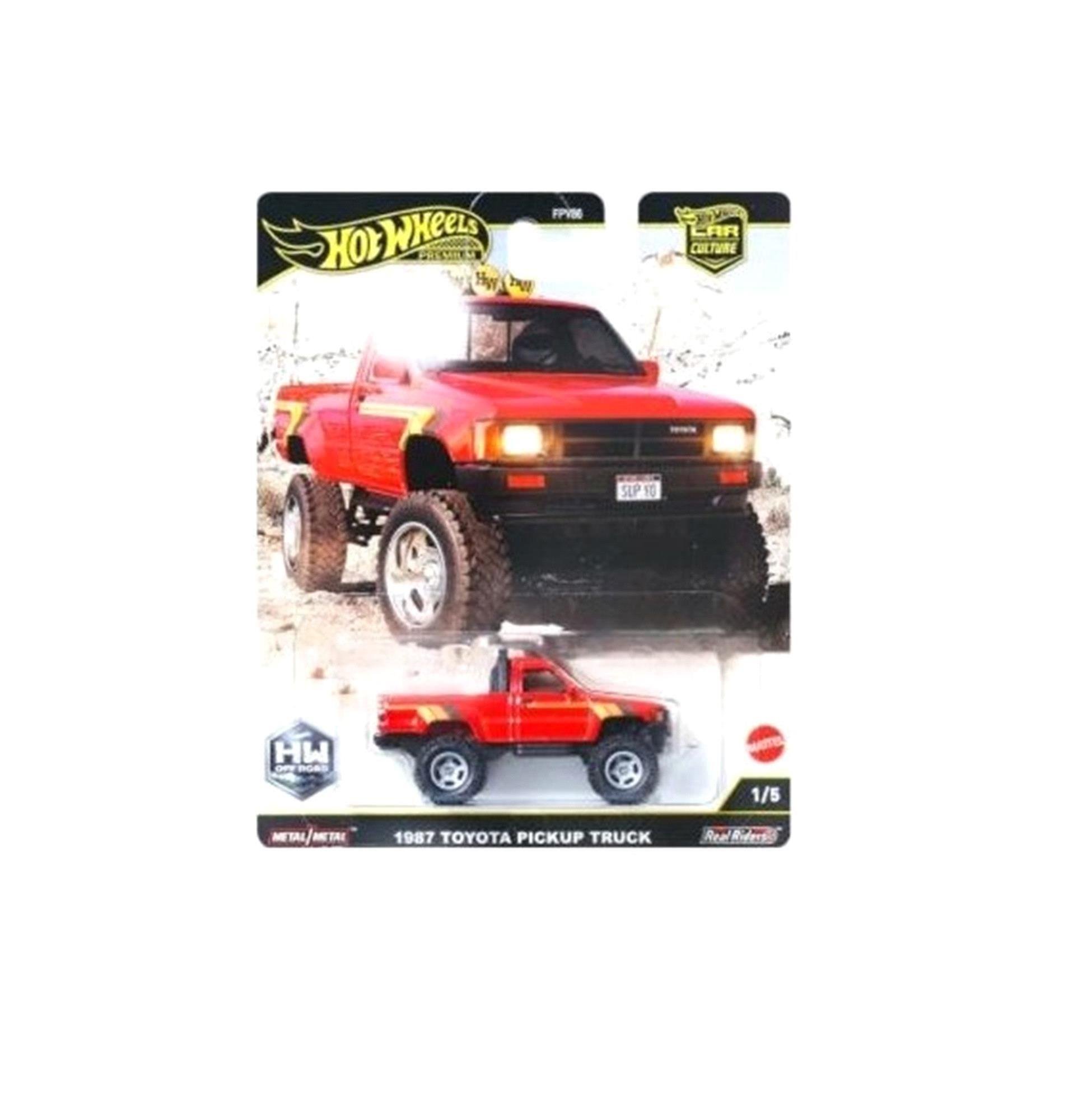 Hot Wheels Car Culture 1987 Toyota Pıckup Truck Premium Araba JBK73