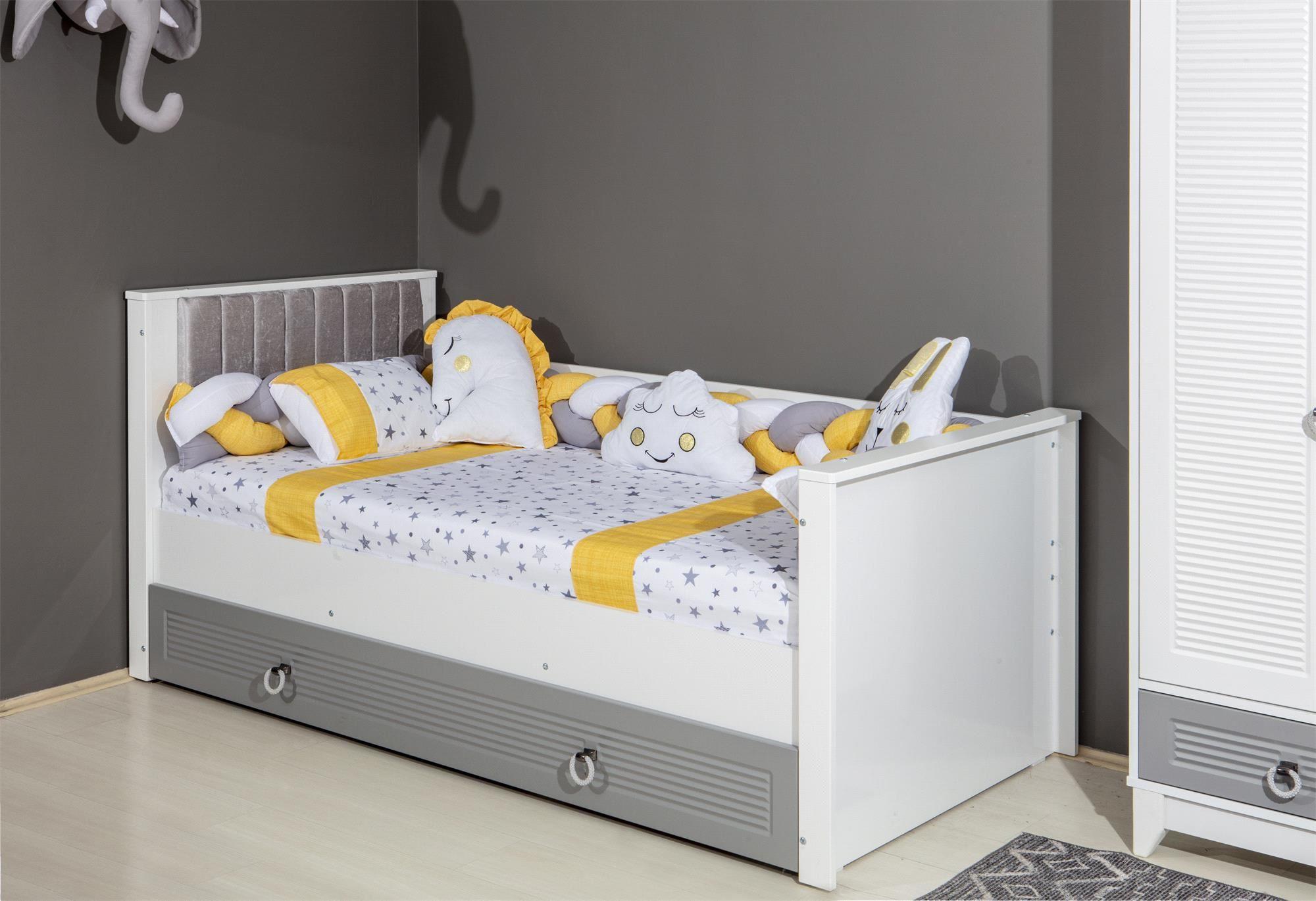 Jadeer Gold Montessori Örgülü Nevresimli Uyku Seti Sarı 