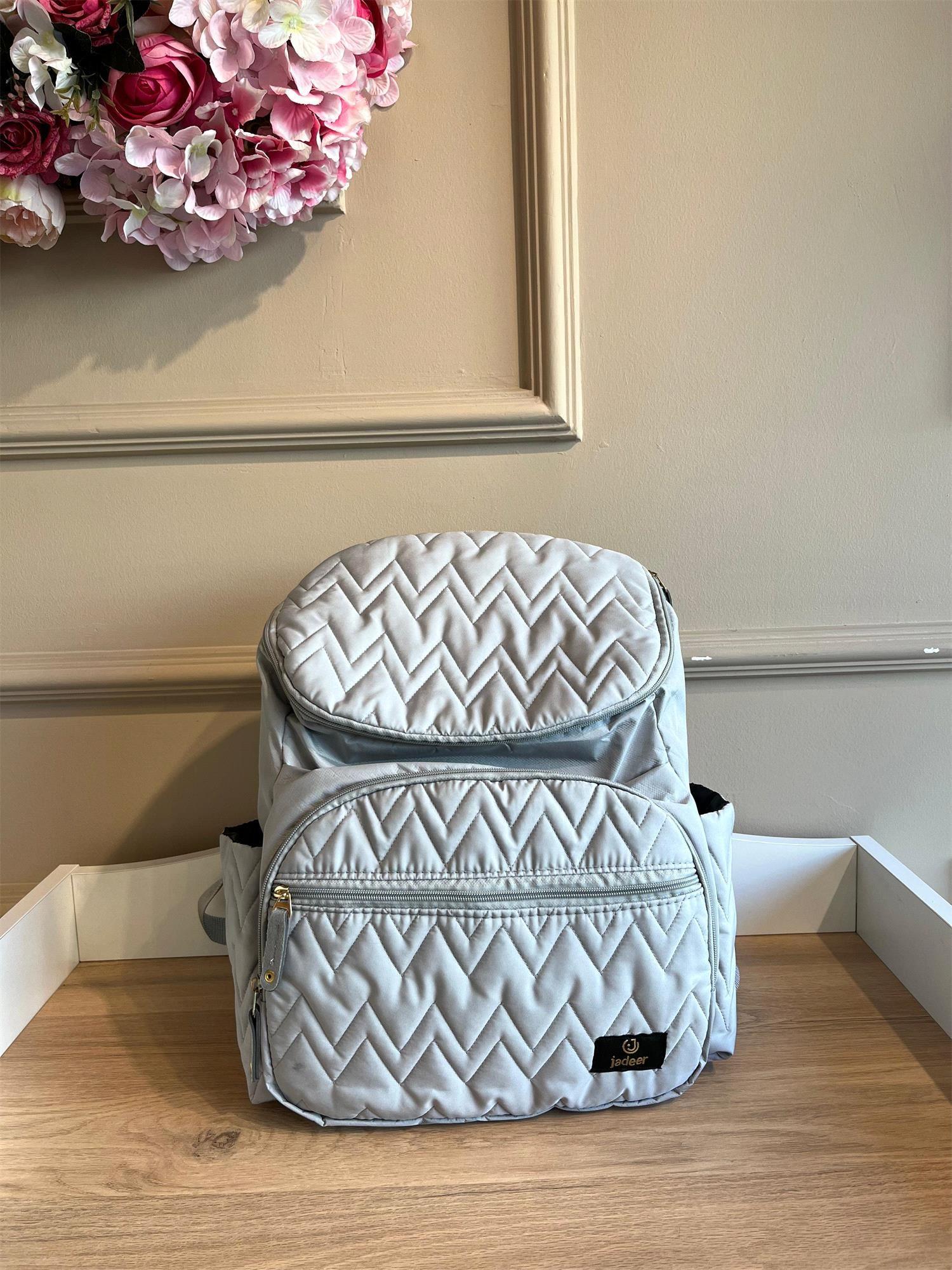 Jadeer Olympos Anne Bebek Bakım Çantası Açık Gri