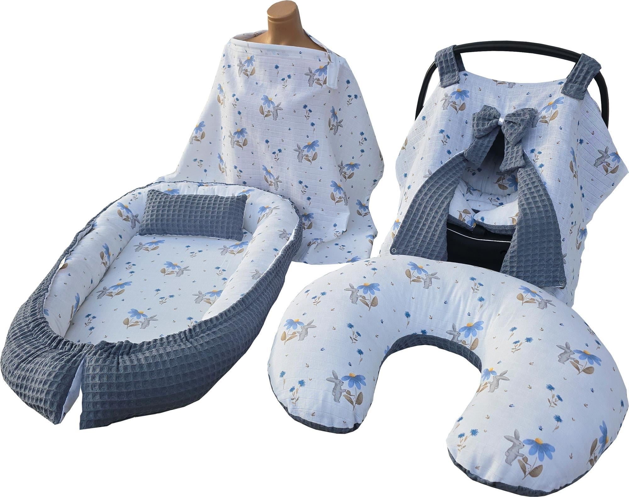 Jadeer Pike Kumaş 5'li BabyNest Gri P145