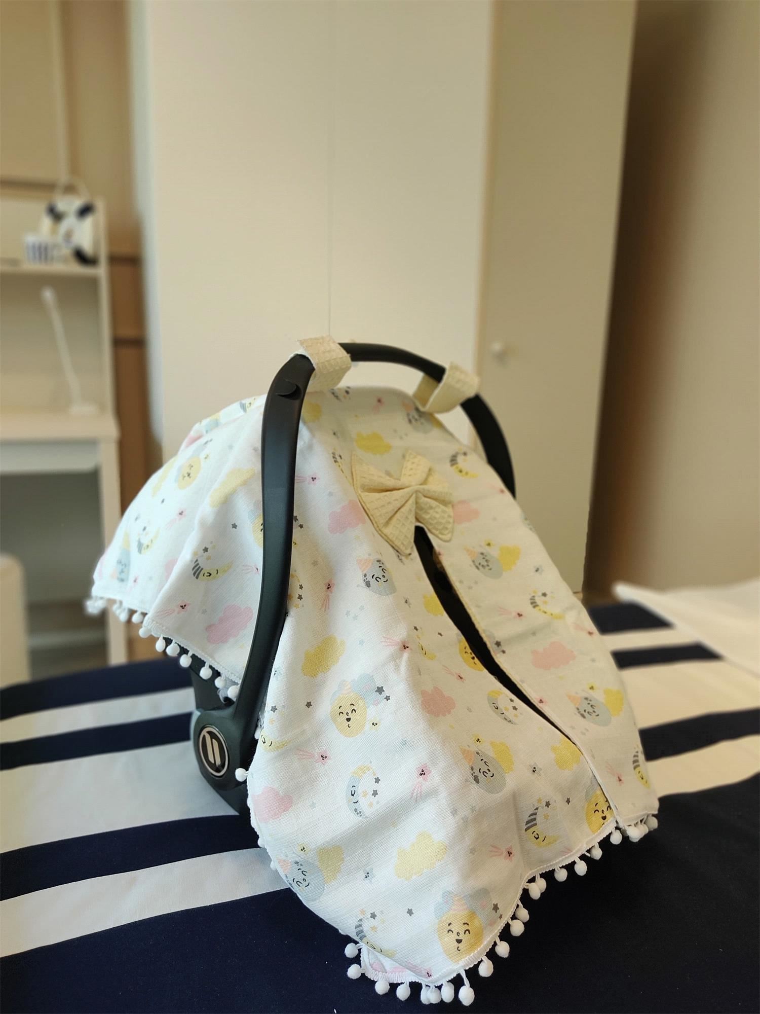 Jadeer Pikeli Puset Örtüsü Sarı 0123