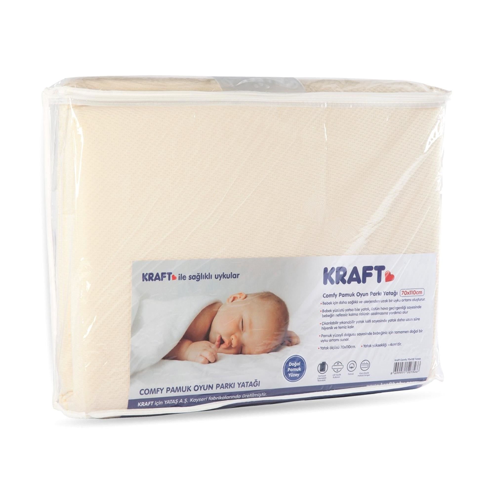 Kraft Comfy Oyun Parkı Yatağı Pamuk 70x110 Cm