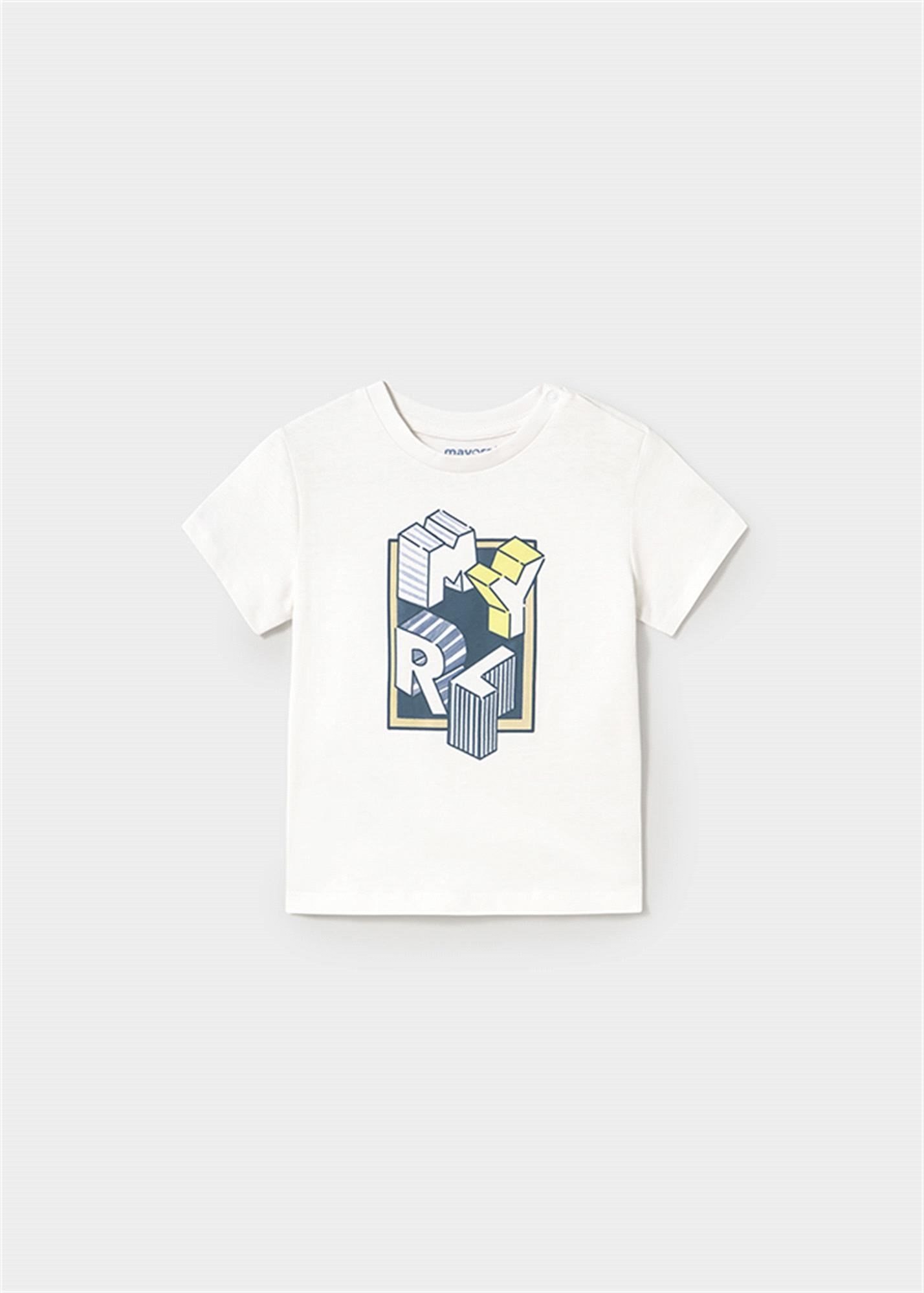 Mayoral Erkek Çocuk Tişört Blanco 0106