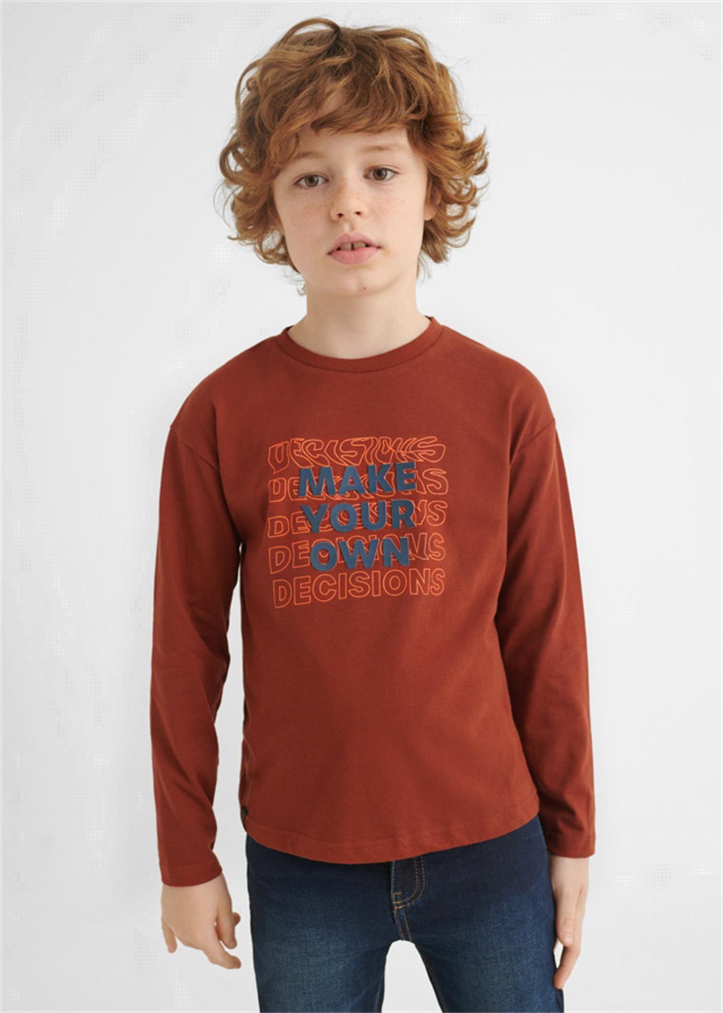 Mayoral Erkek Çocuk Uzun Kollu Tişört Teja 7010