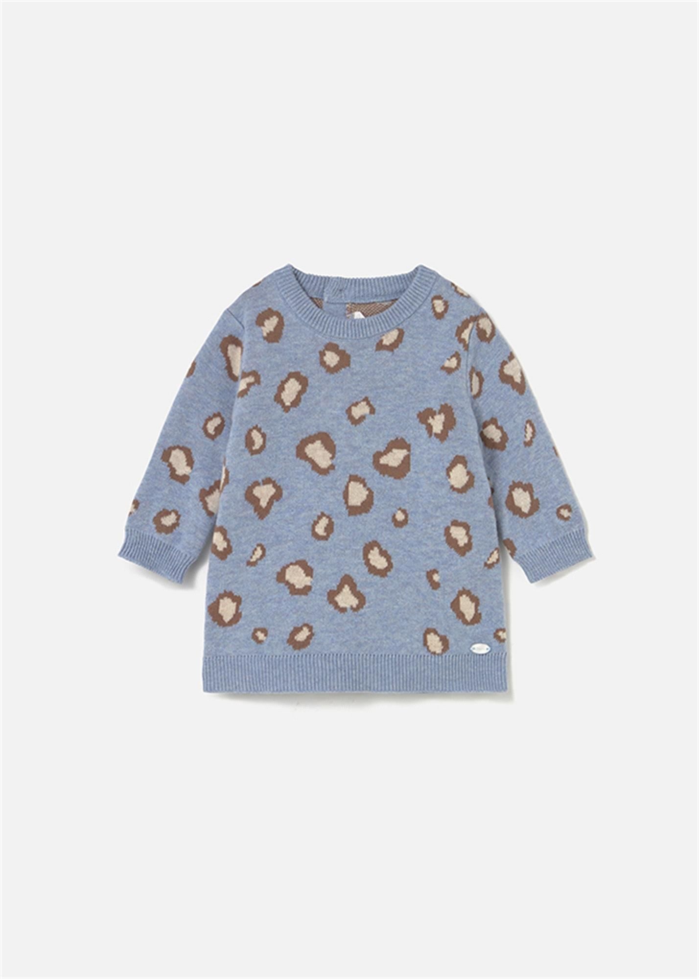 Mayoral Kız Bebek Örme Elbise Celeste Vig 2806