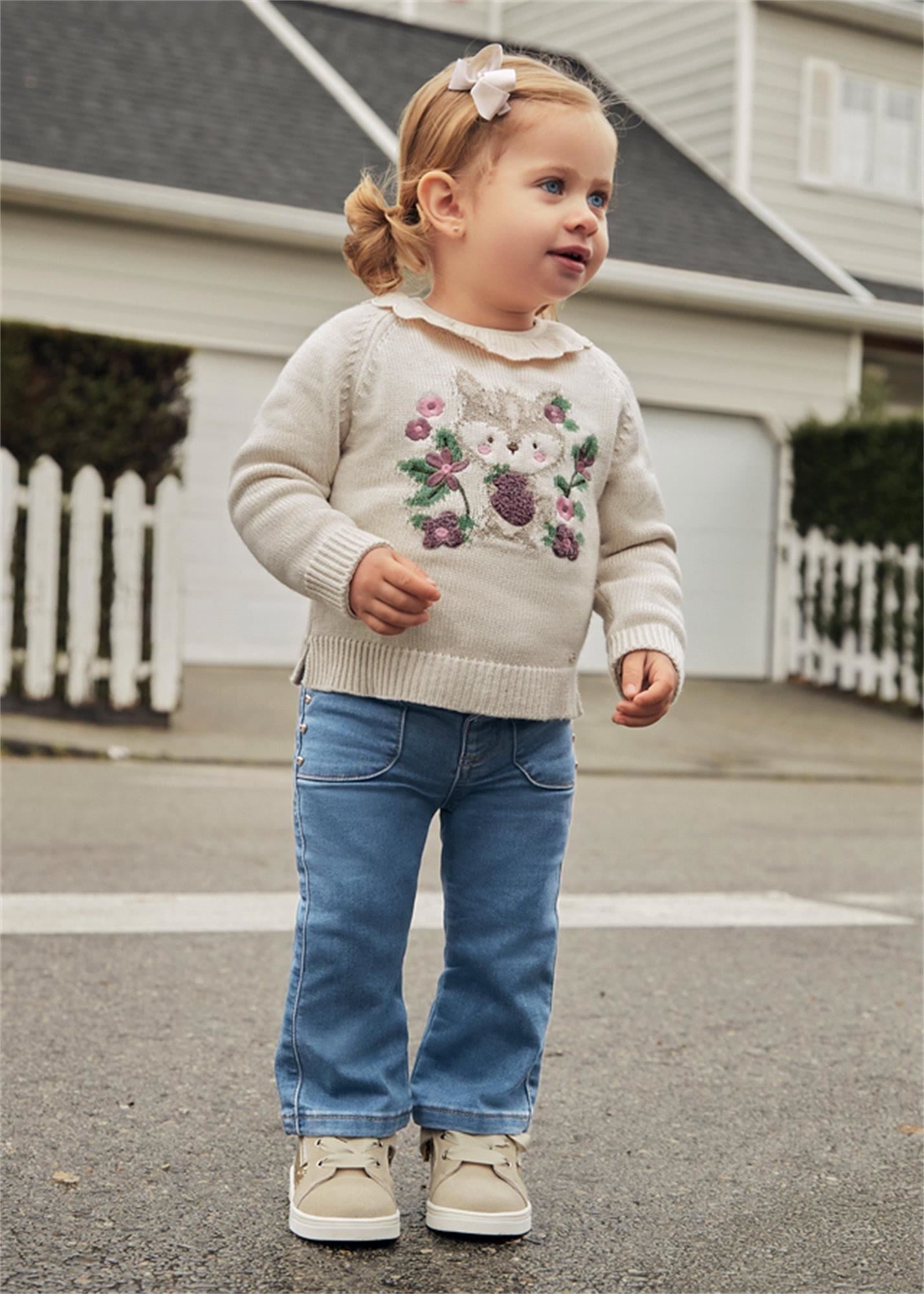 Mayoral Kız Bebek Pantolon Jean Medio 2547