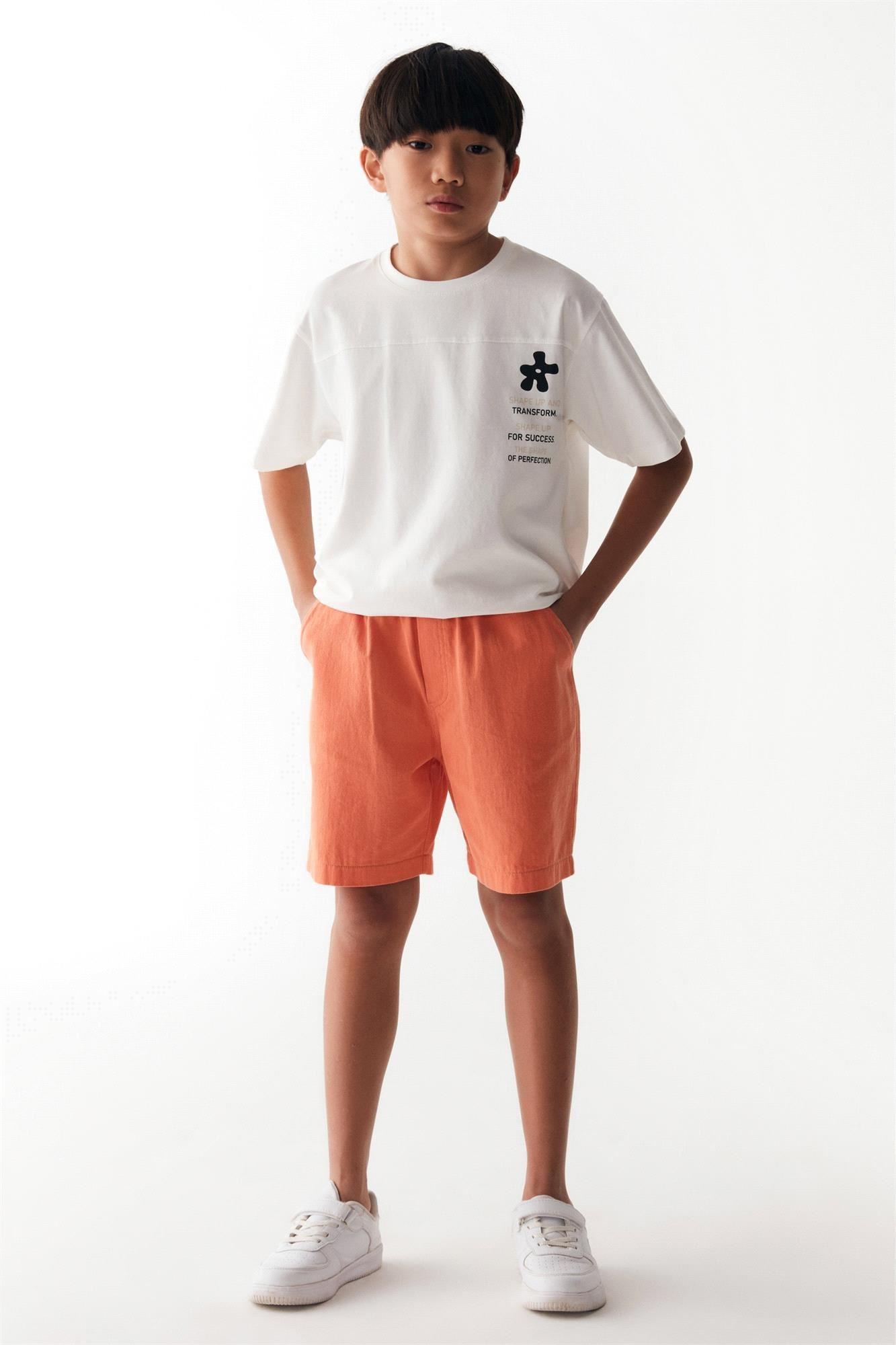 NK Kids Border Tişört Ekru 46304