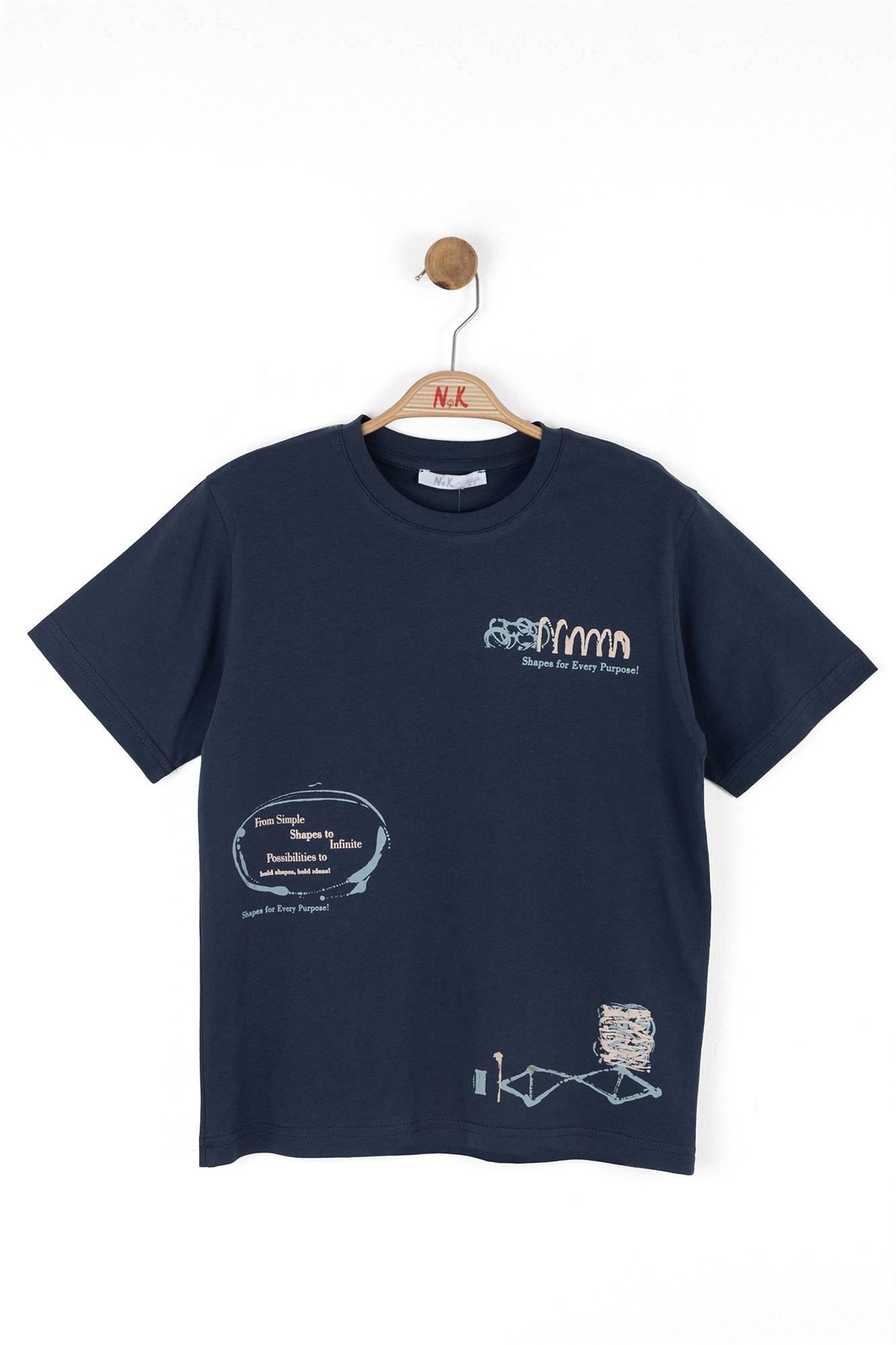 Nk Kids Erkek Çocuk Simple Tişört İndigo 48371