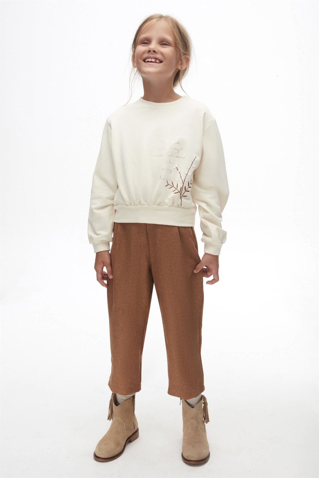 NK Kids Kız Çocuk Leo Pantolon Camel 57507
