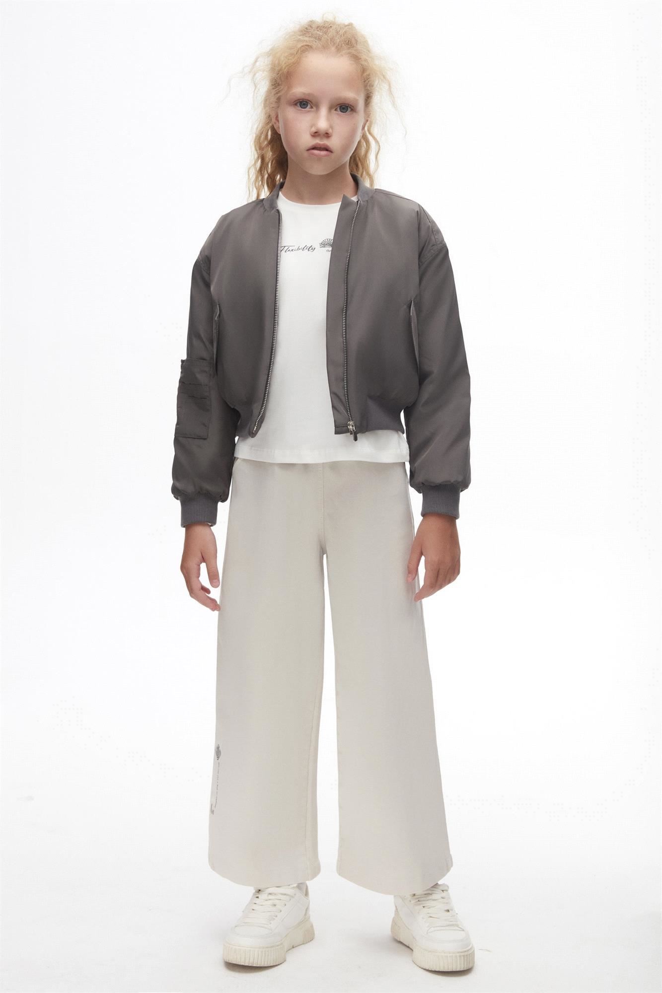 NK Kids Kız Çocuk Pantolon Gri 57808
