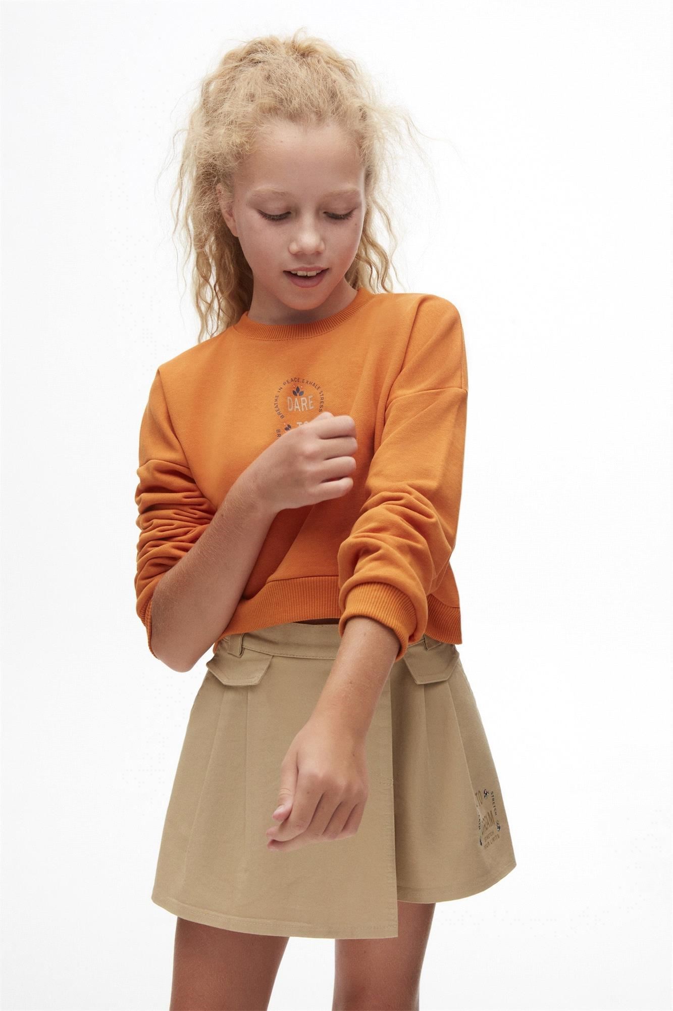 NK Kids Kız Çocuk Şort Etek Camel 57310