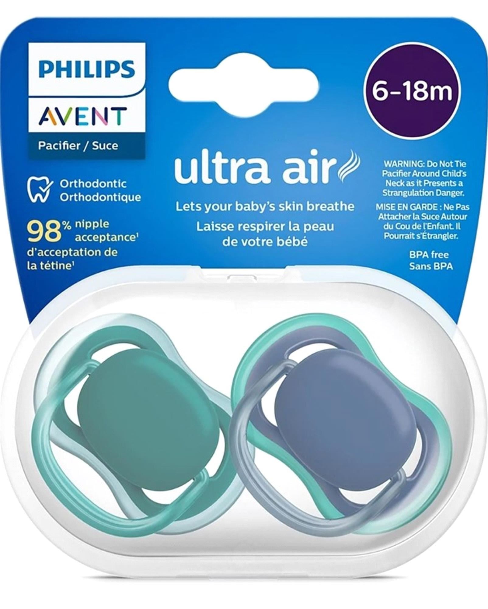 Philips Avent Ultra Air 2'li Emzik 6-18 Ay SCF085/31