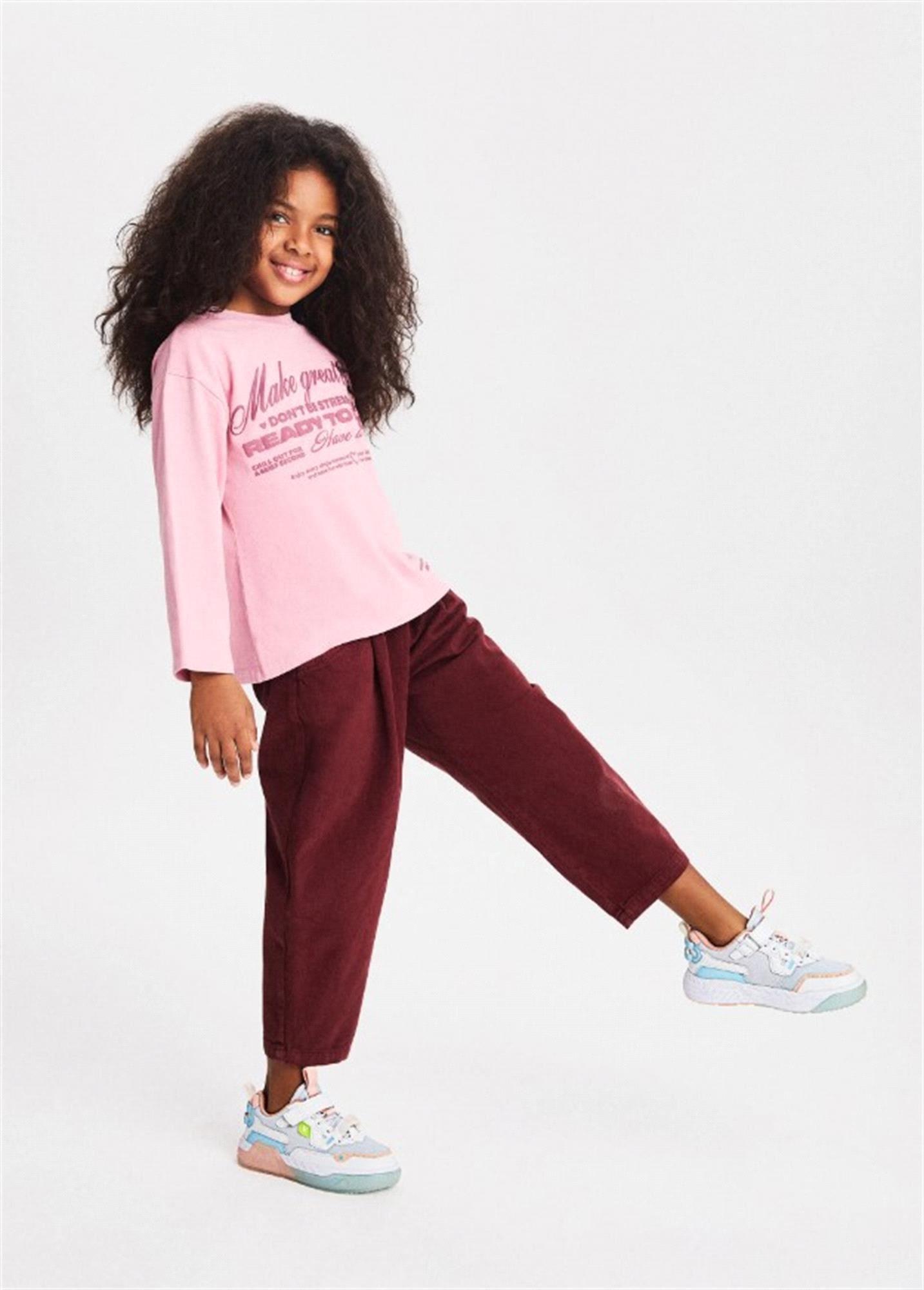 Vicco Aidos Kız Çocuk Filet Spor Ayakkabı Pudra 346.F25Y.187