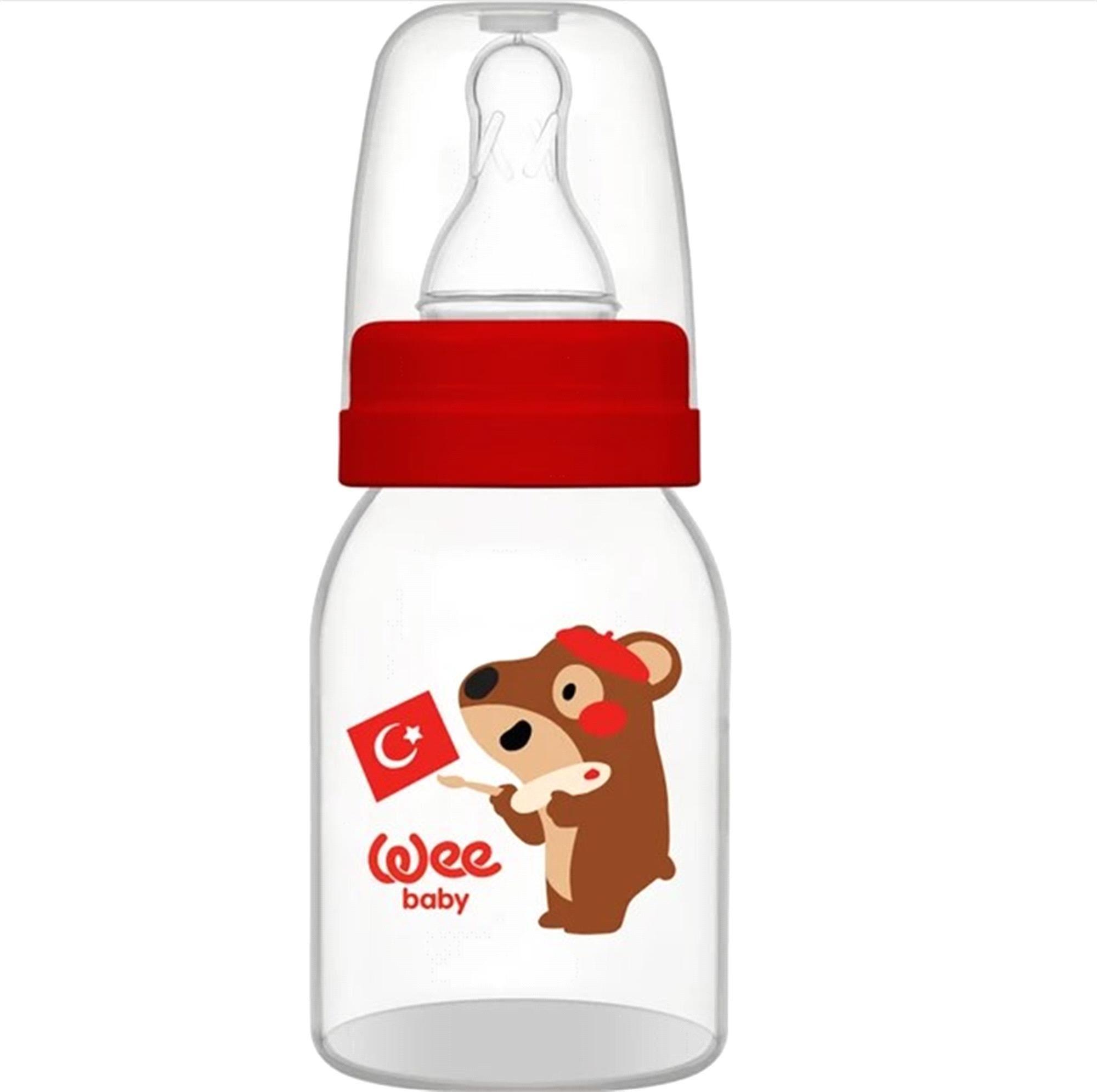 Wee Baby Klasik PP Biberon Kırmızı 125 Ml 851