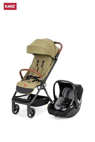 Kanz İnstreet Travel Sistem Bebek Arabası Yeşil