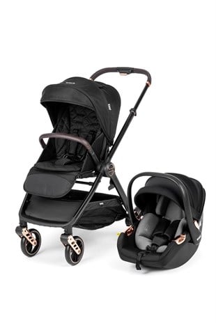 Kanz X-Go Ultimate Travel Sistem Bebek Arabası Rose Gold Siyah