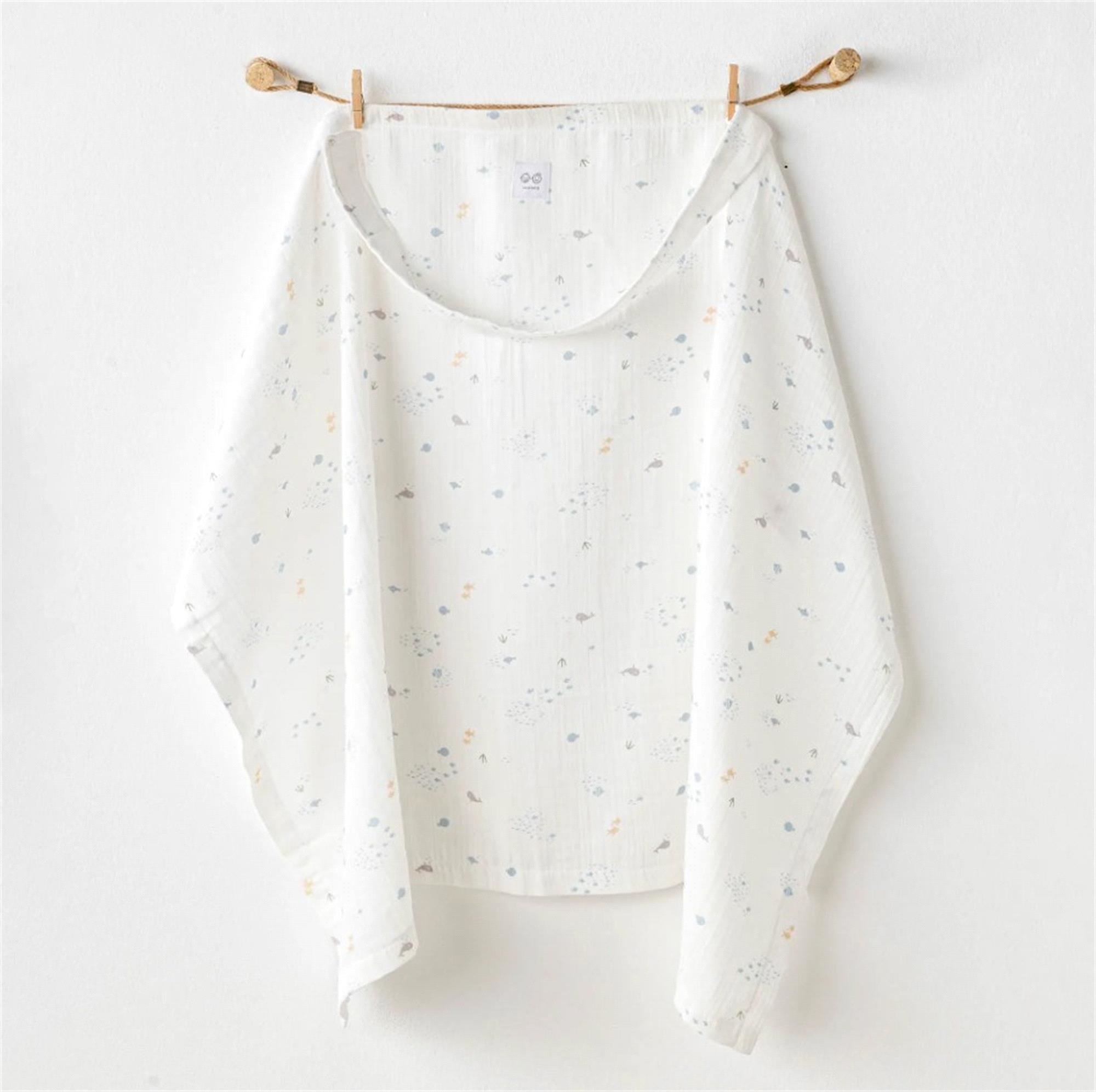 Andywawa Bebek Emzirme Örtüsü Beyaz AC25874