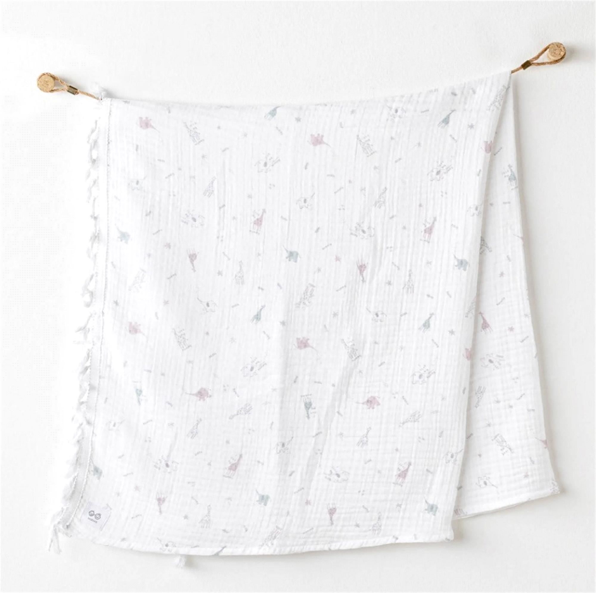 Andywawa Bebek Müslin Battaniye Ekru AC25514