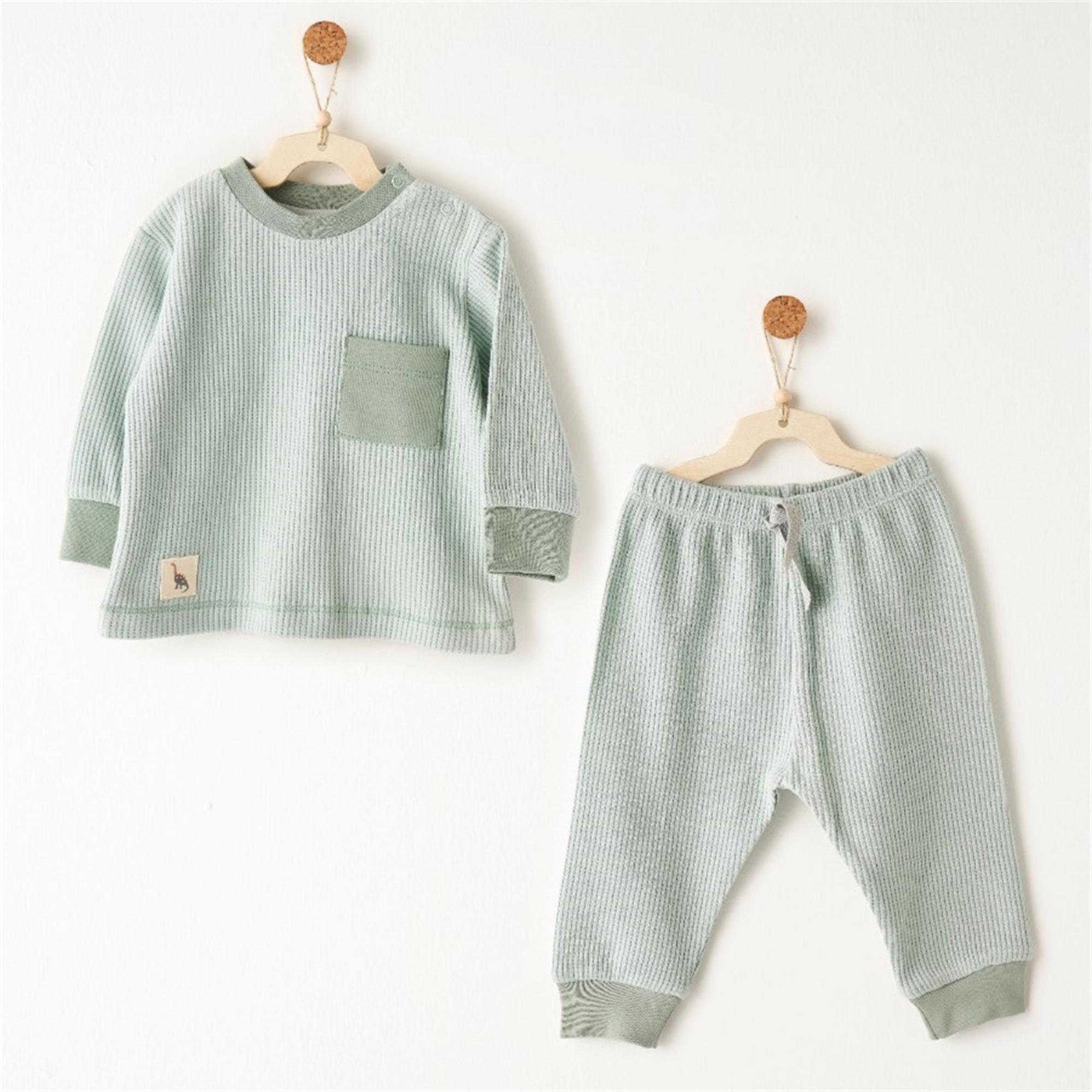 Andywawa Erkek Bebek 2'li Takım Yeşil AC26012