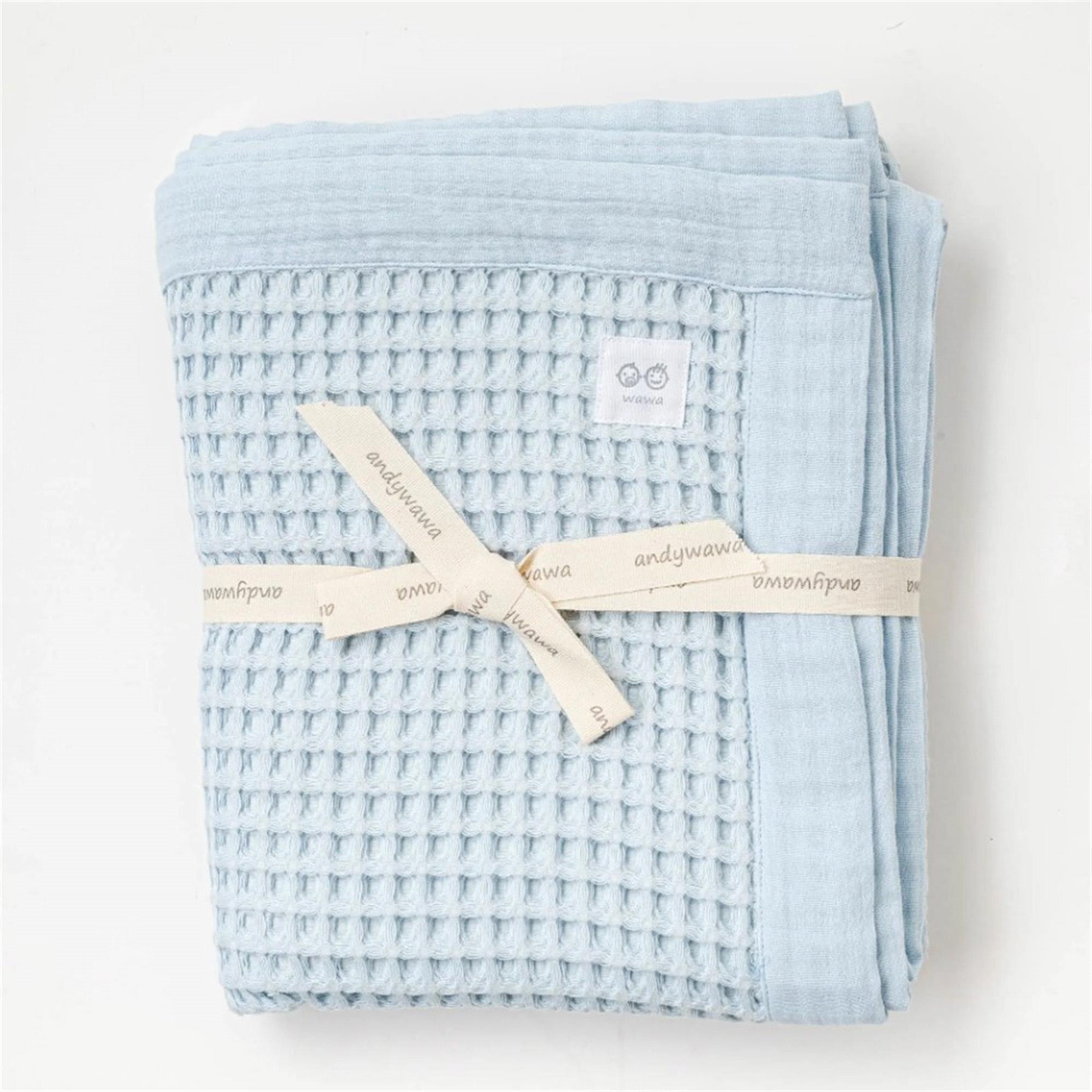 Andywawa Erkek Bebek Battaniye 100x120cm Mavi AC25887