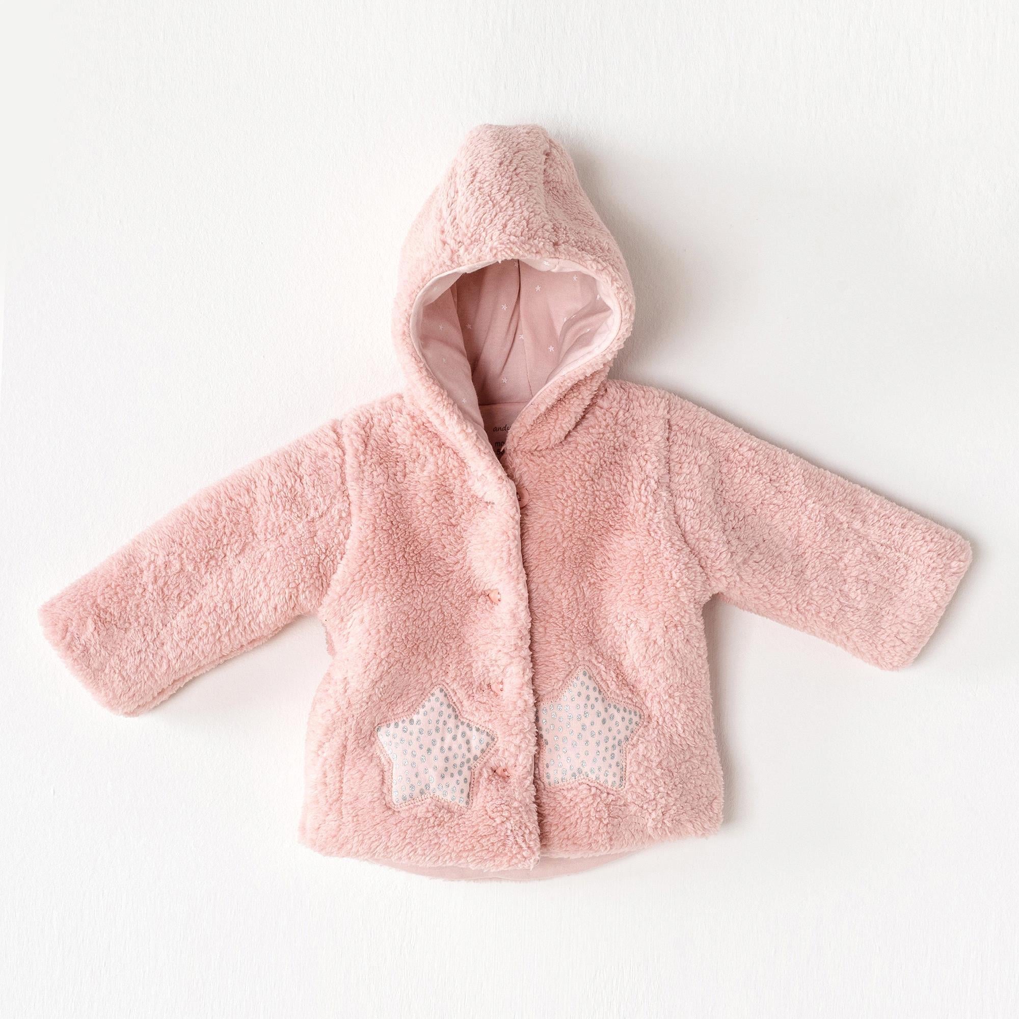 Andywawa Kız Bebek Mont Pembe AC23159