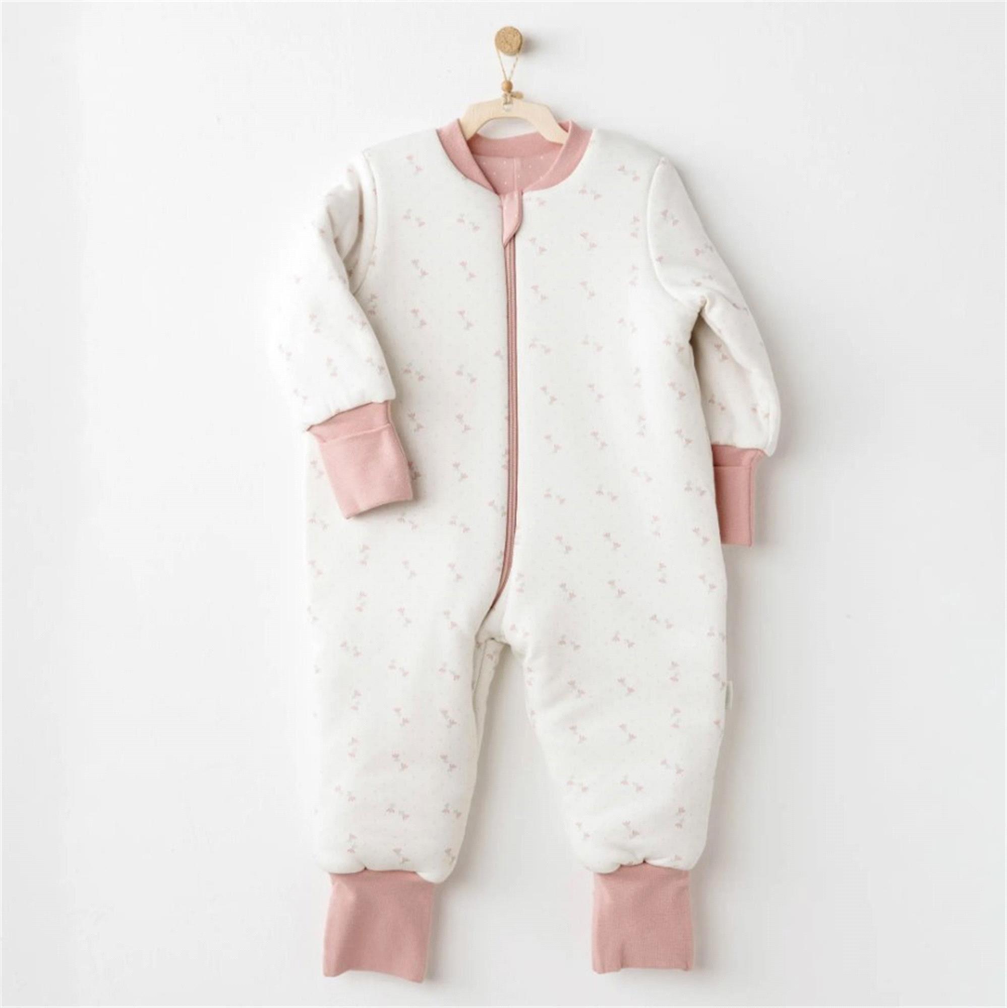 Andywawa Kız Bebek Uyku Tulumu Ekru AC26082