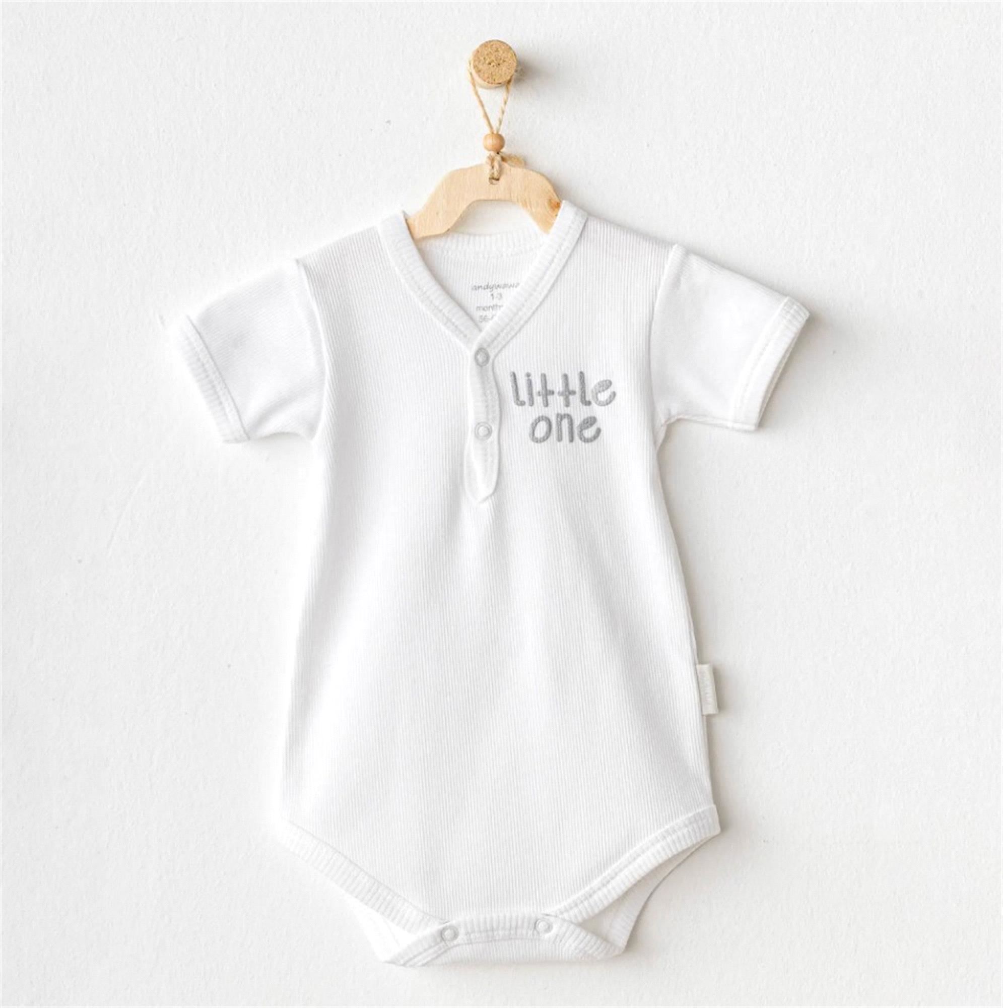 Andywawa Unisex Bebek Basic Body Beyaz AC25896