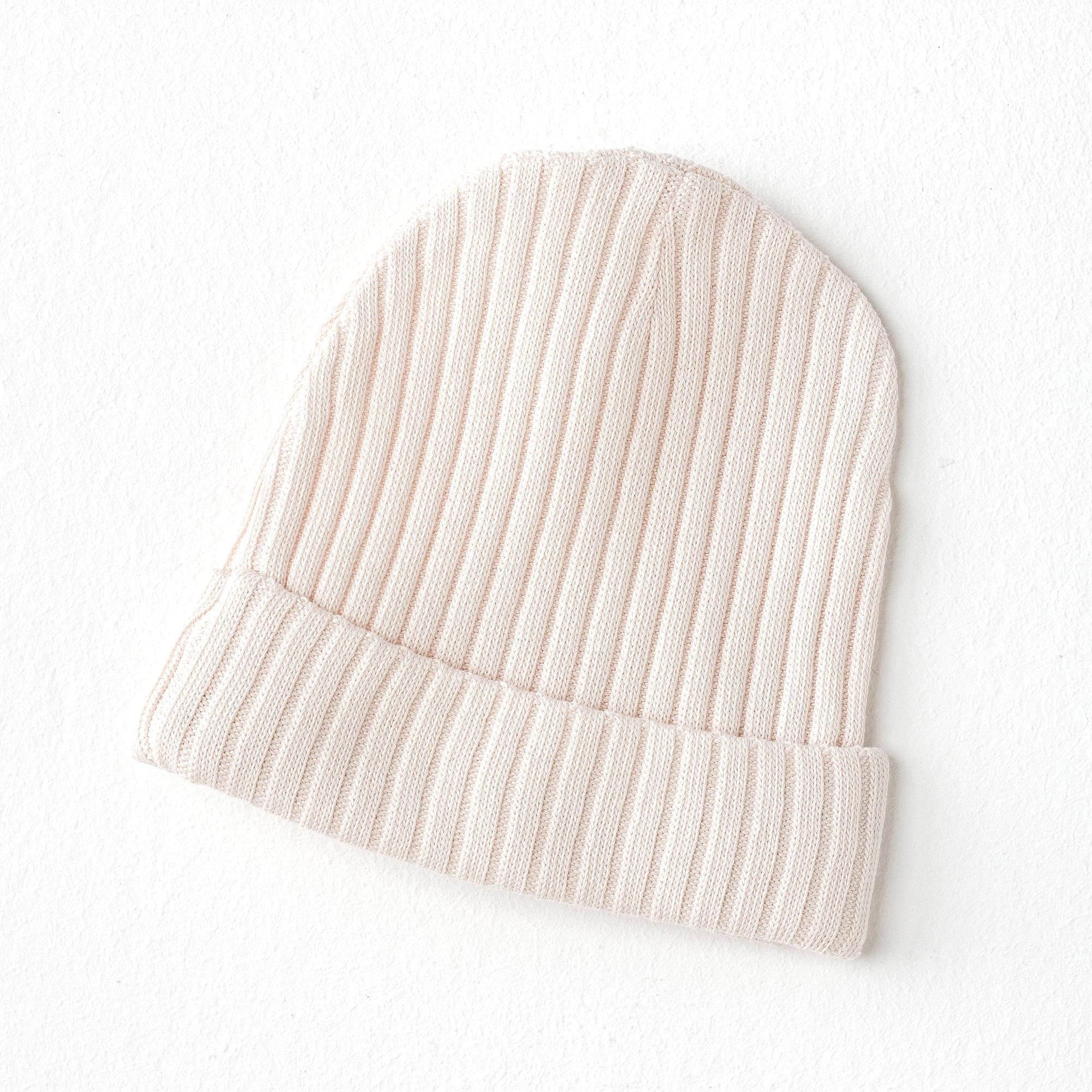 Andywawa Unisex Bebek Triko Şapka Ekru AC25099