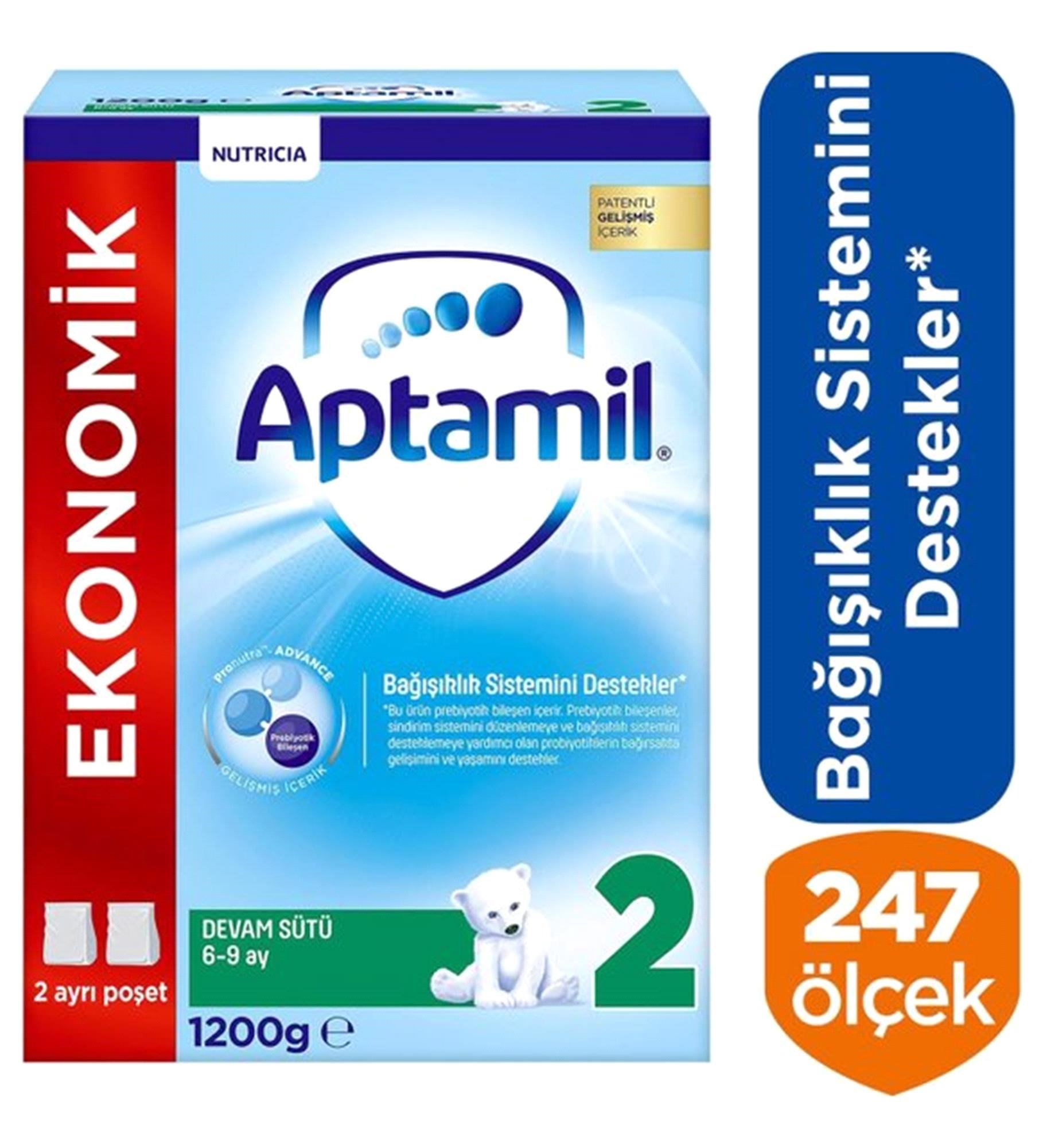 Aptamil 2 Çocuk Devam Sütü 1200 Gr