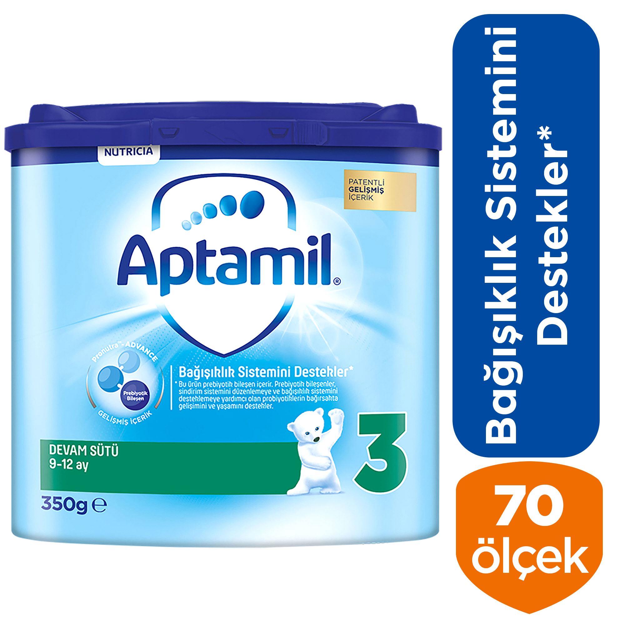 Aptamil 3 Bebek Devam Sütü 9-12 Ay 350 gr