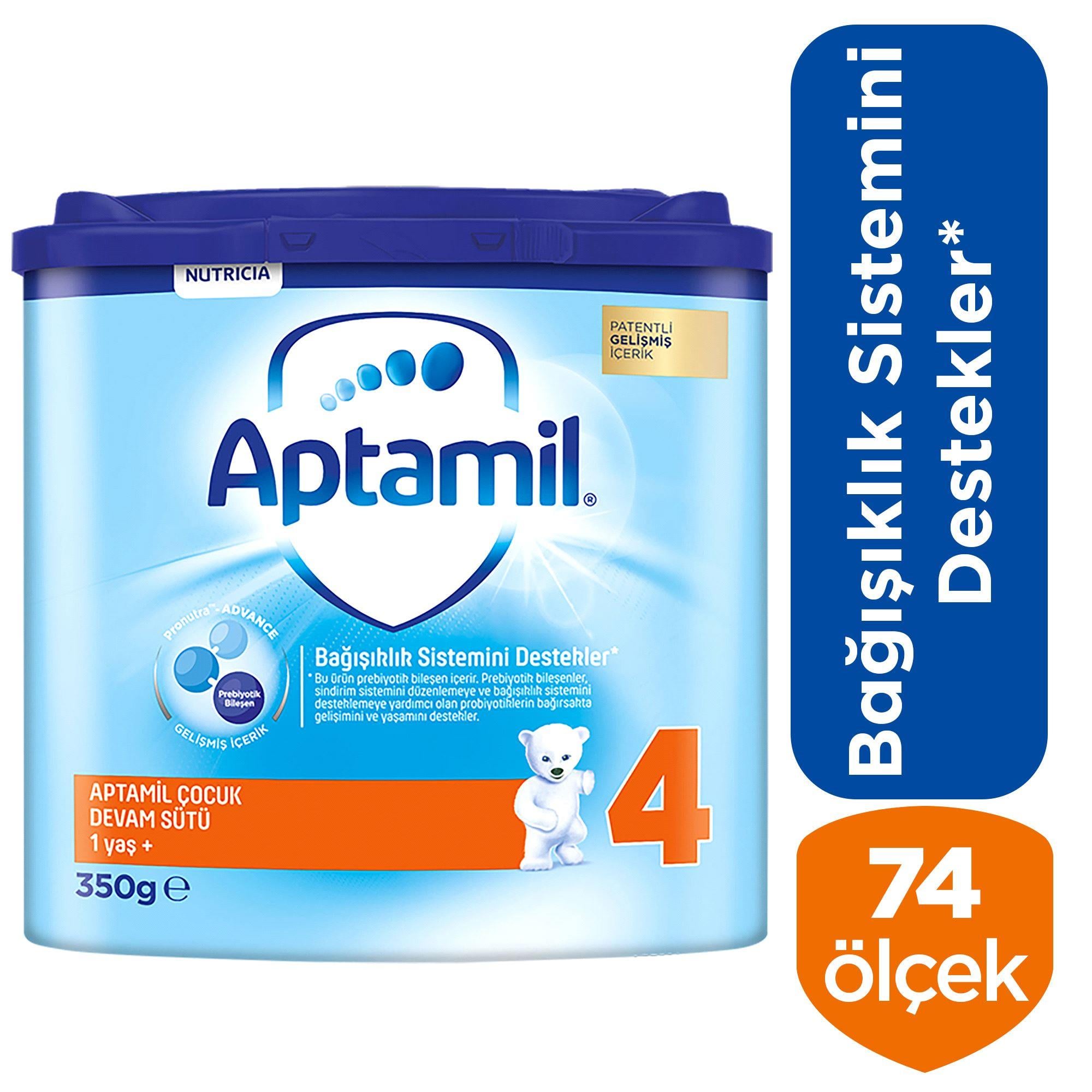 Aptamil 4 Çocuk Devam Sütü 1+ Yaş 350 gr