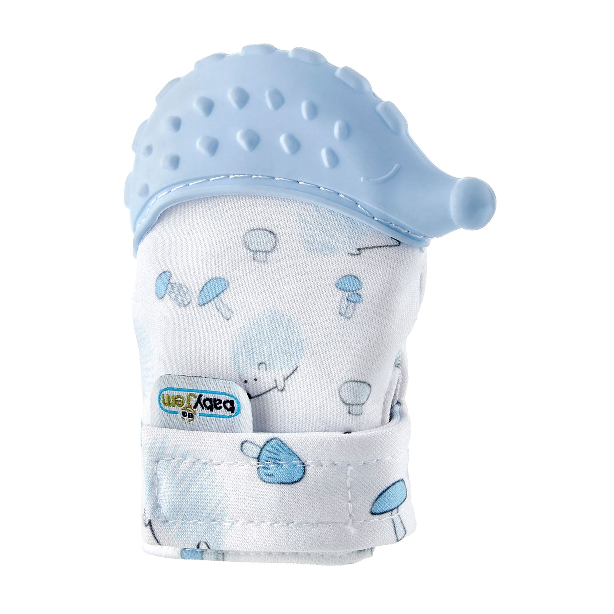Baby Jem Diş Kaşıyıcı Bebek Eldiveni Kirpi Mavi 612