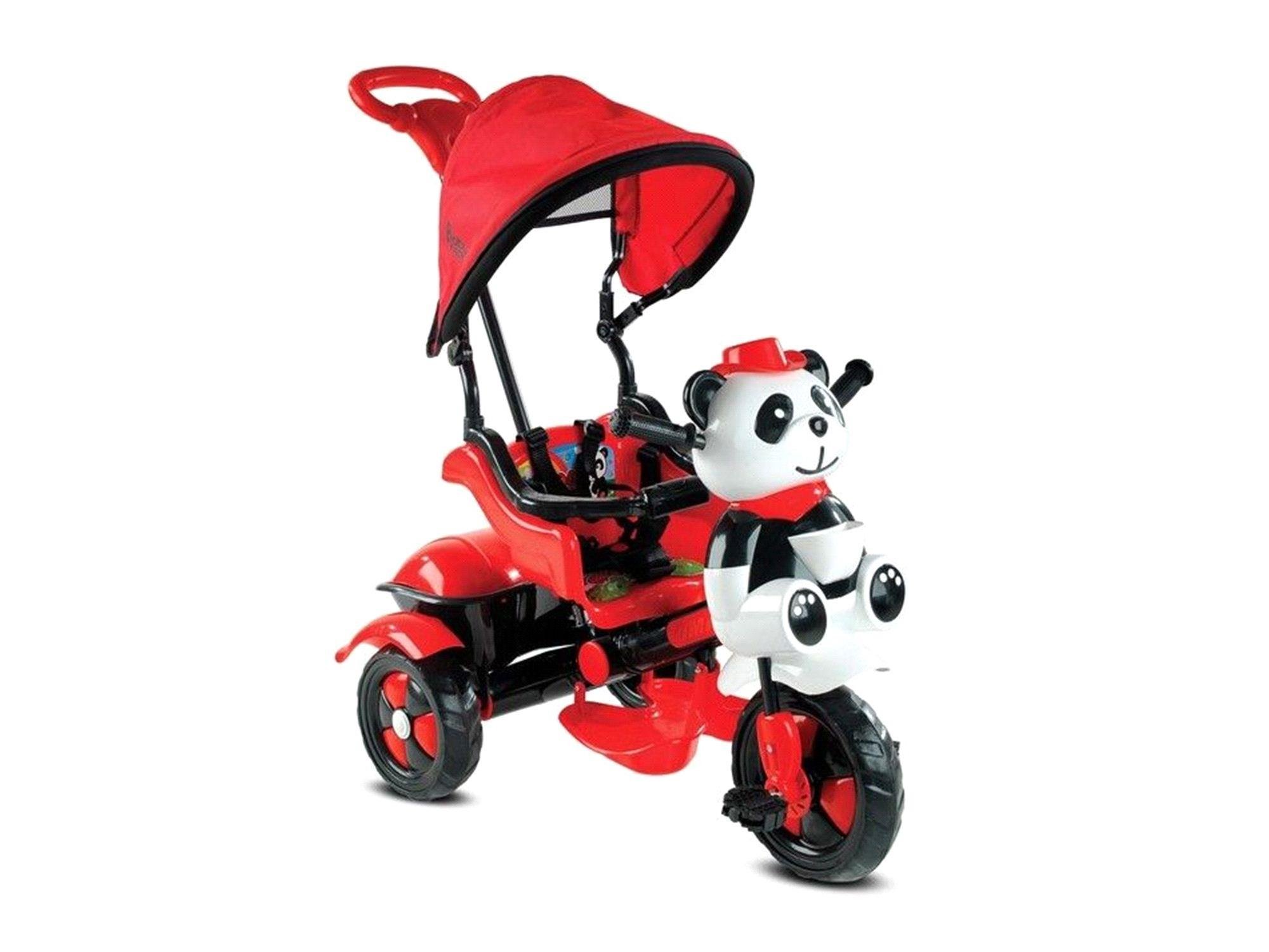 Babyhope 127 Little Panda Bisiklet Kırmızı Siyah