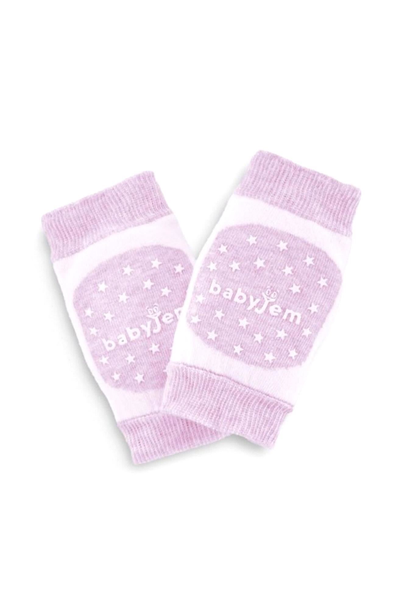 BabyJem Emekleme Dizliği Örgü Pembe 586