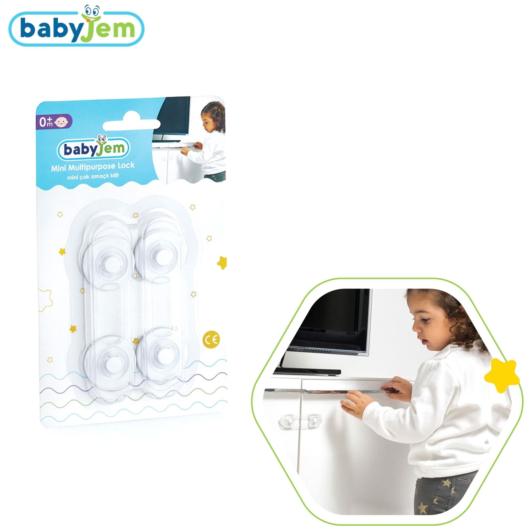 Babyjem Mini Çok Amaçlı Kilit 2'li 059