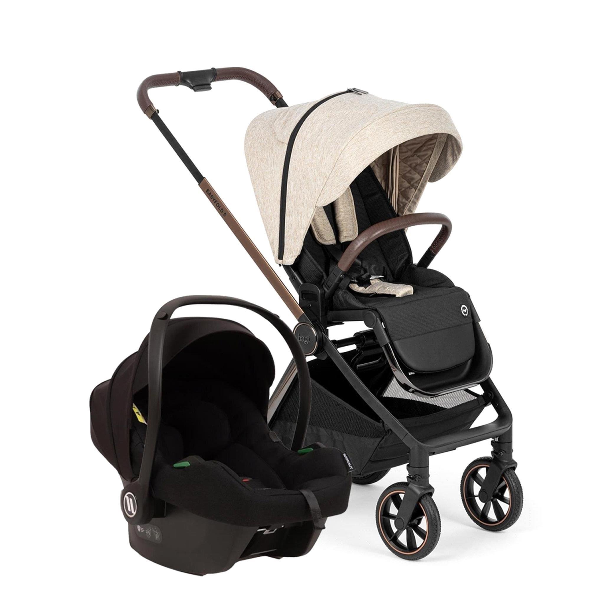 Bagi Easyfold 5 Cosmo Travel Sistem Bebek Arabası Beige