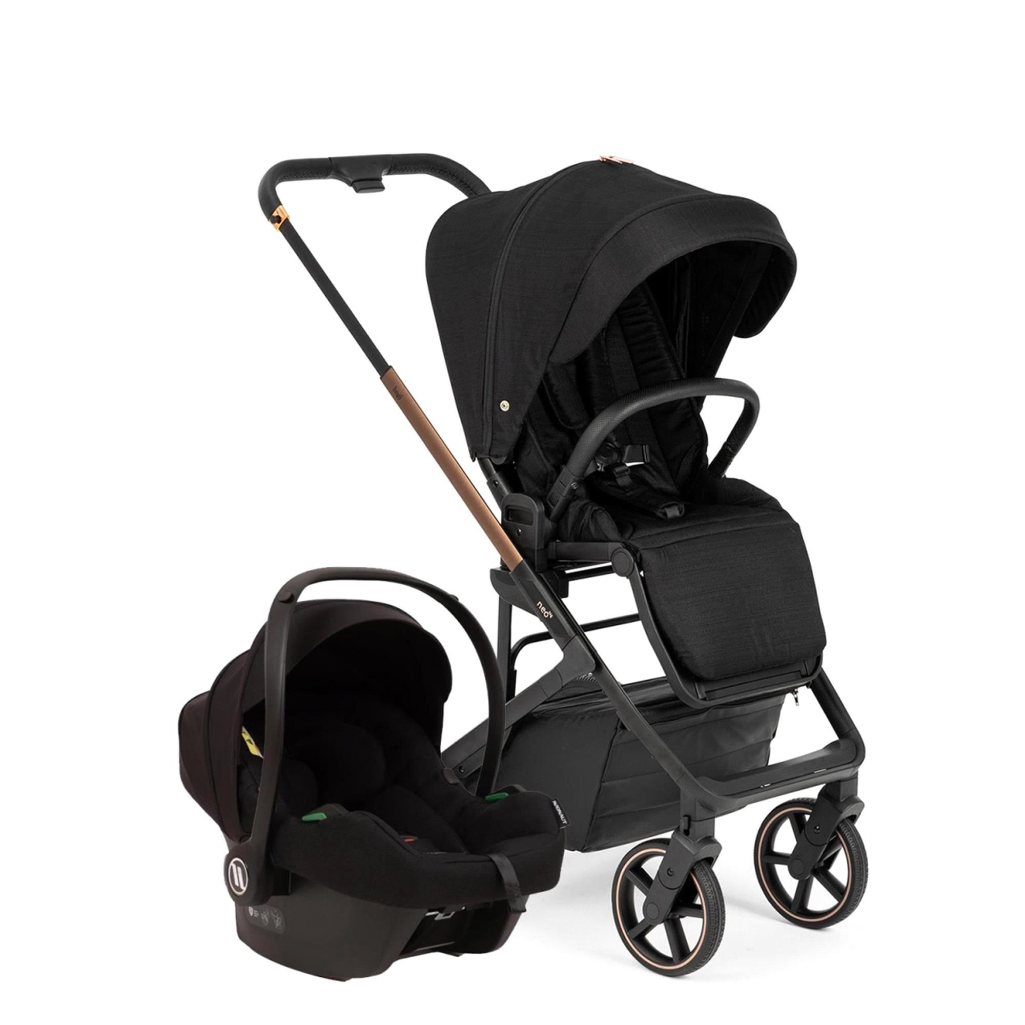 Bagi Neo Big Capsul Black Travel Bebek Arabası Black Gold