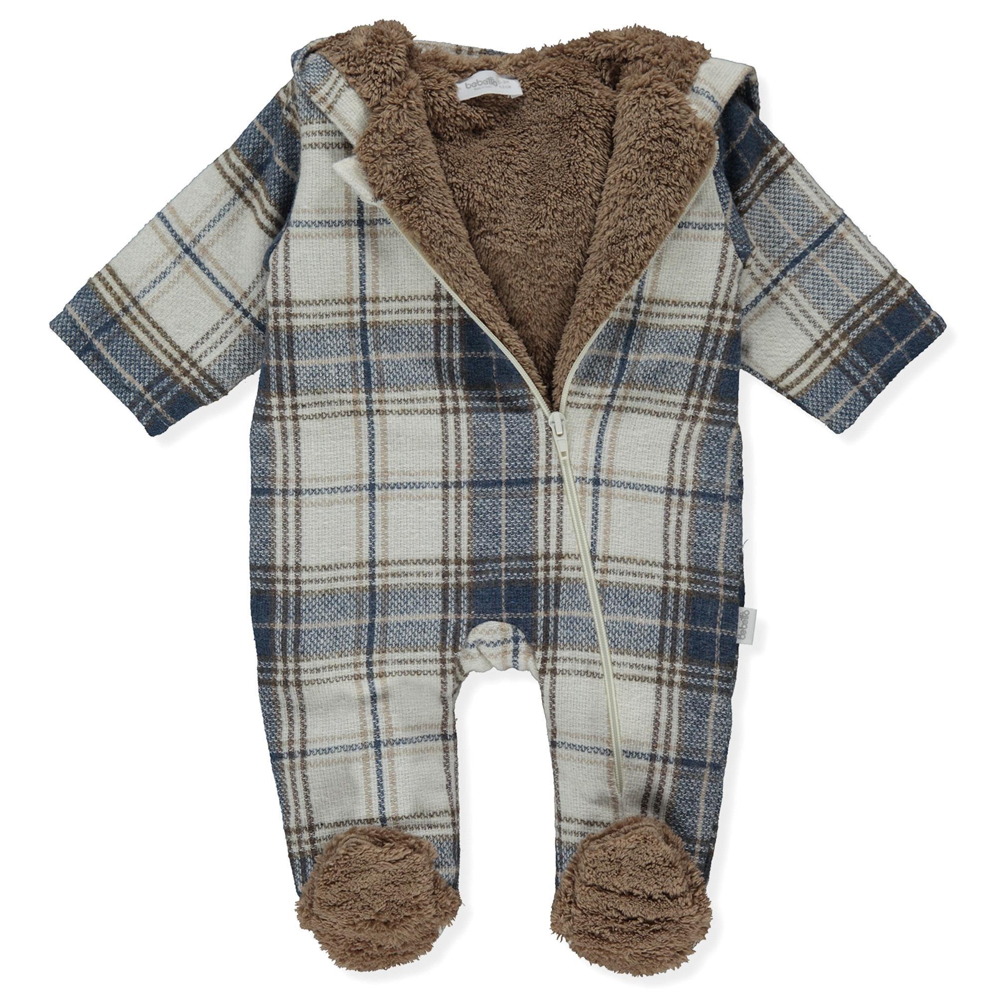 Bebetto Erkek Bebek Peluş Doduncu Tulum İndigo K4484
